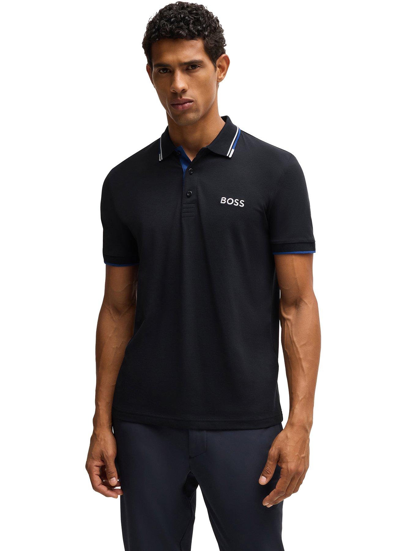 undefined Mens Golf Paddy Pro Regular Fit Polo Shirt - Dark Blue