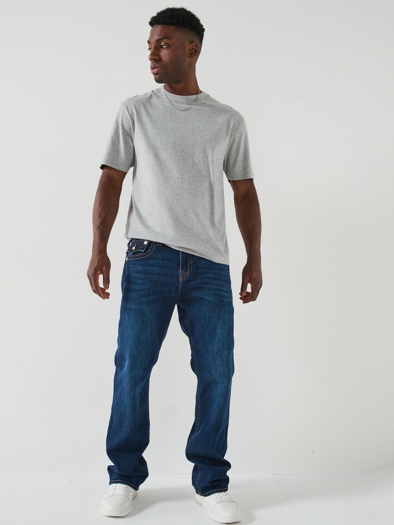 TRUE RELIGION Ricky Straight Fit Jeans - Dark Blue | Very