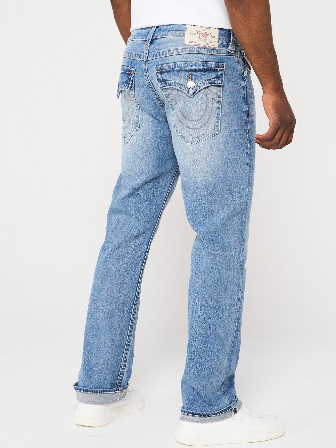 TRUE RELIGION Ricky Straight Fit Jeans - Blue | Very
