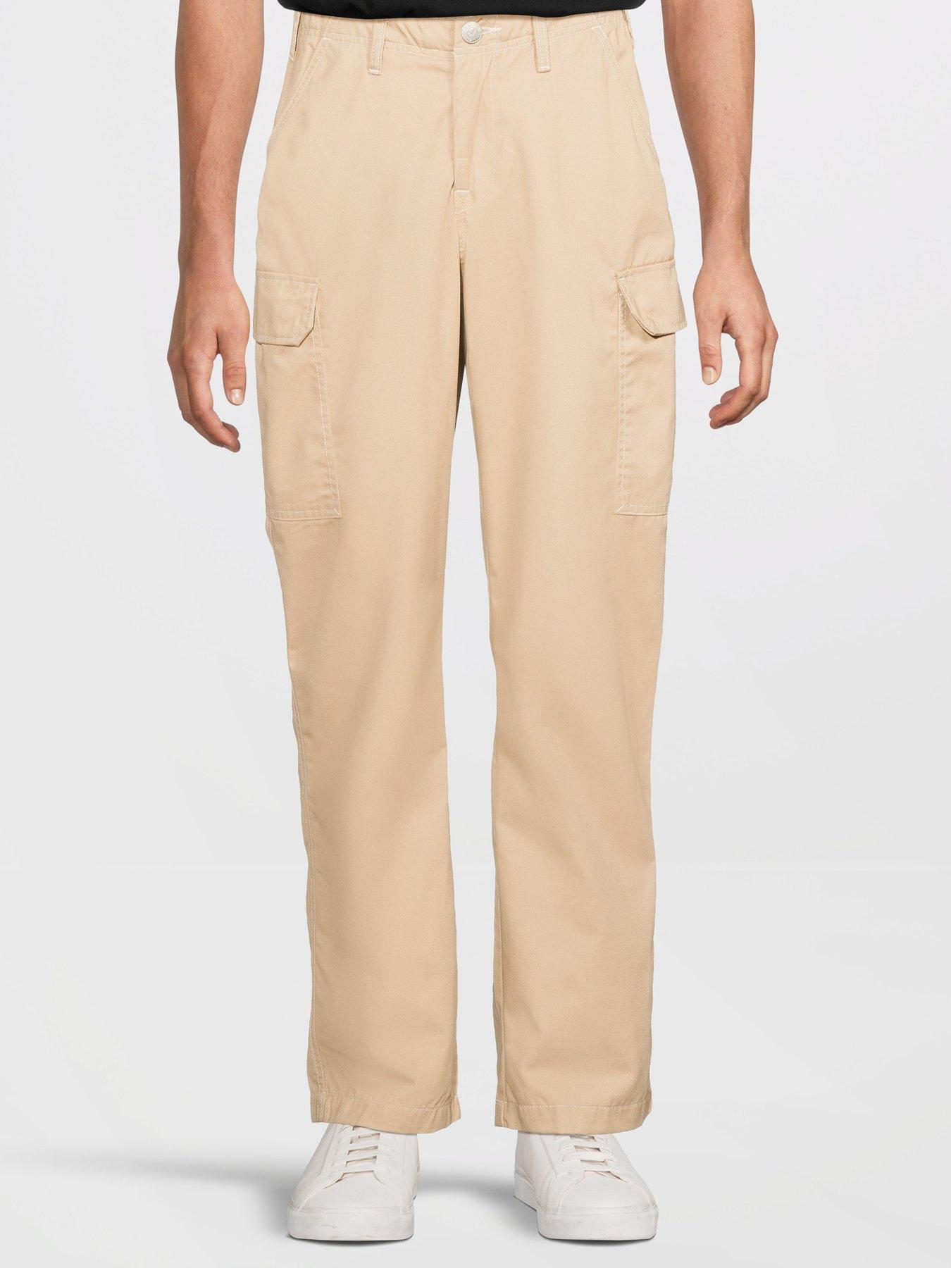 TRUE RELIGION Big T Cargo Trousers - Beige