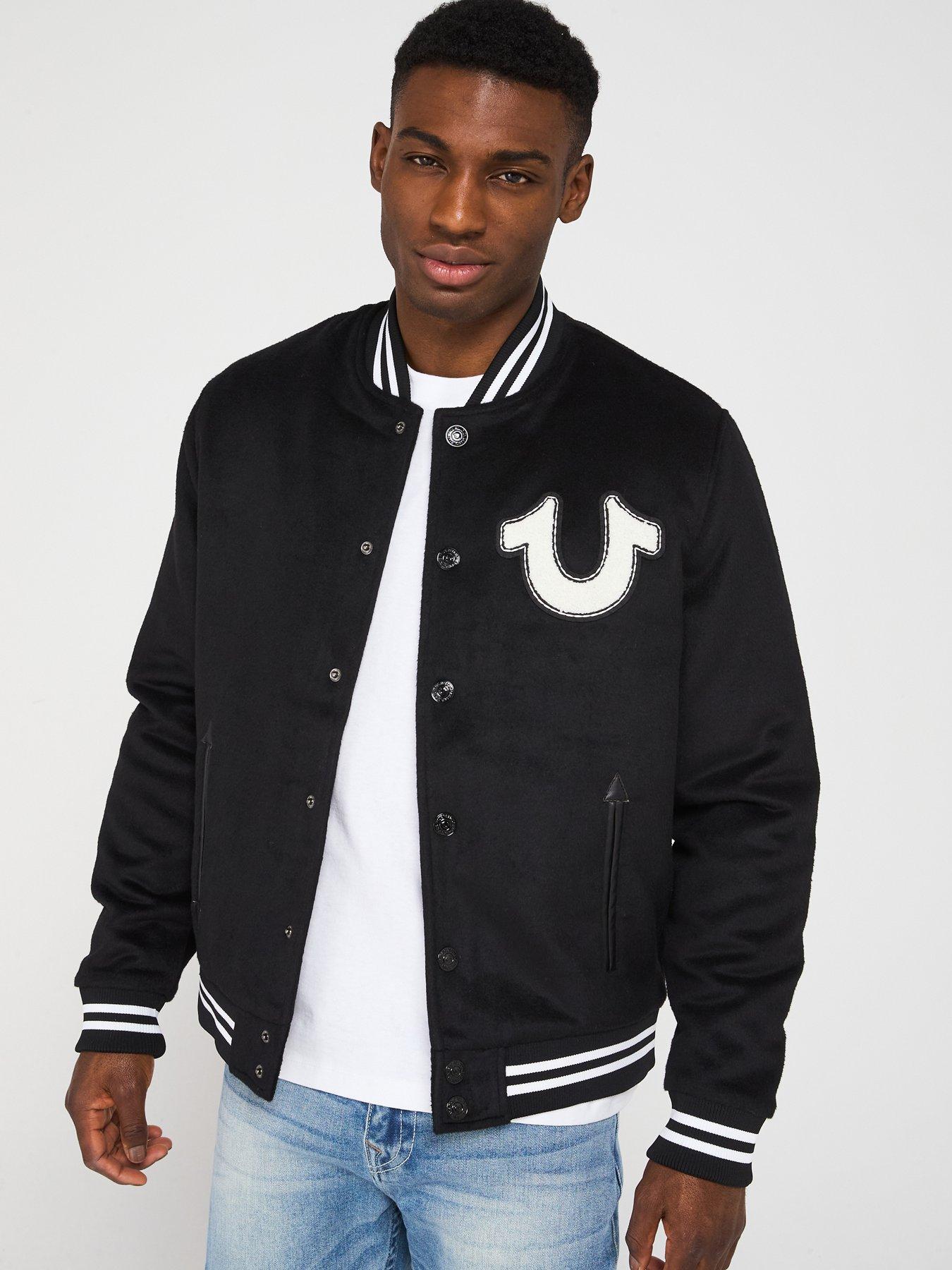 undefined Wool Western Bomber Jacket - Black
