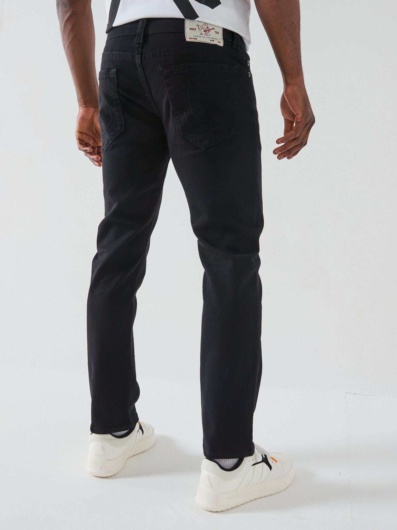 undefined True Religion Geno No Flap Straight Fit Jeans -black