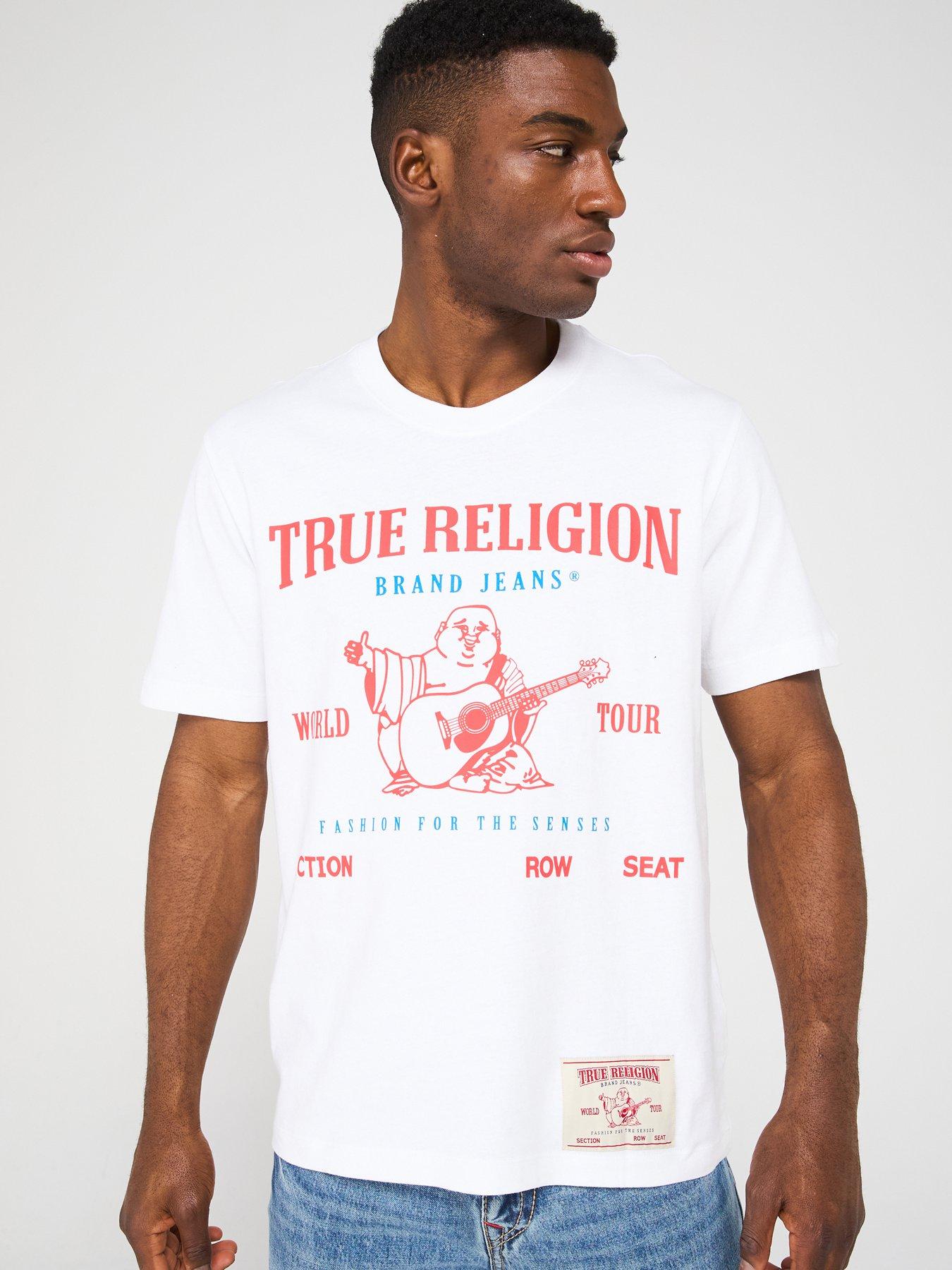 TRUE RELIGION Short Sleeve Graphic T-Shirt White Very