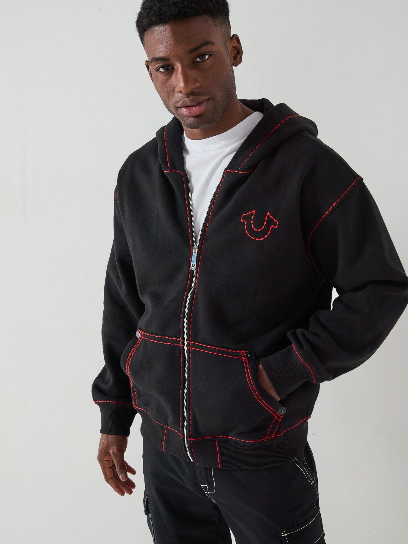 undefined Embroidered Buddha Super Hoodie - Black