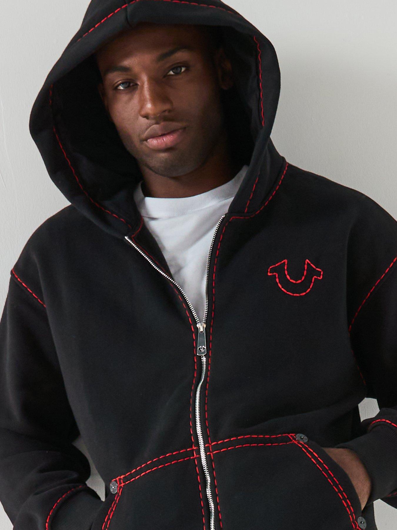 Image 5 of 6 of TRUE RELIGION Embroidered Buddha Super Hoodie - Black