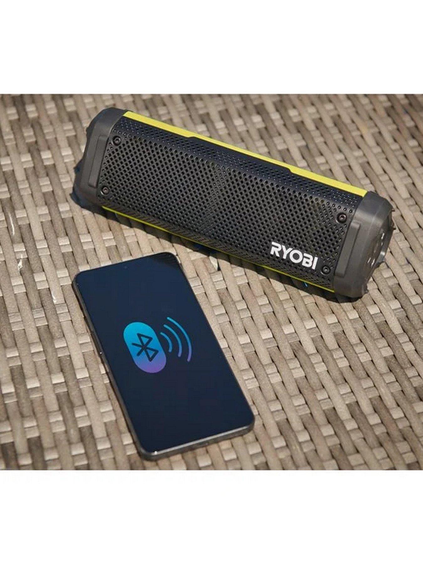 RYOBI RS4-120G 4V Cordless USB Lithium Speaker (1 x 4V 2.0Ah) | Very