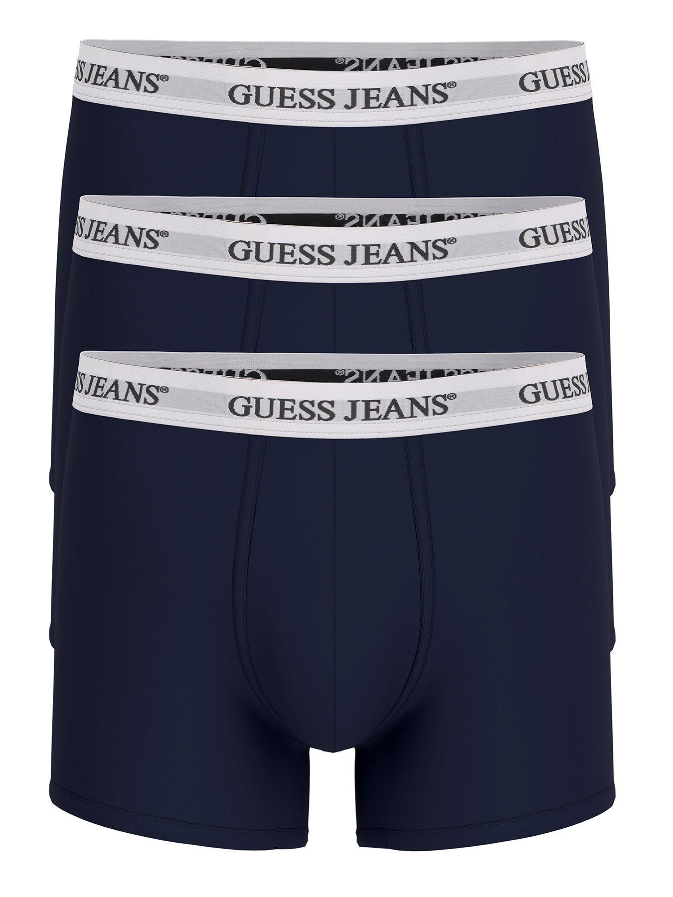 undefined Jeans 3 Pack Boxer Brief - Navy