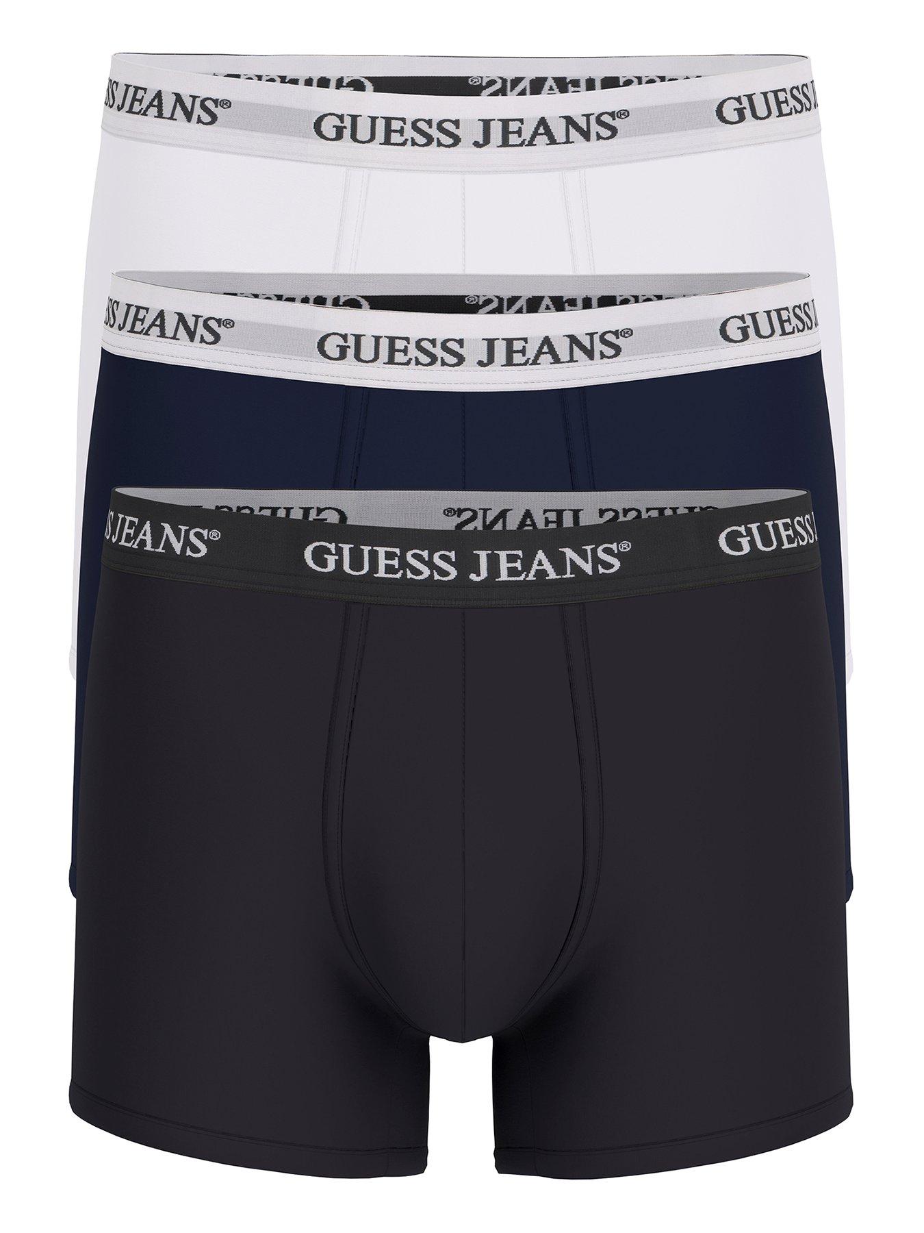 Guess Jeans 3 Pack Boxer Brief- Black/White