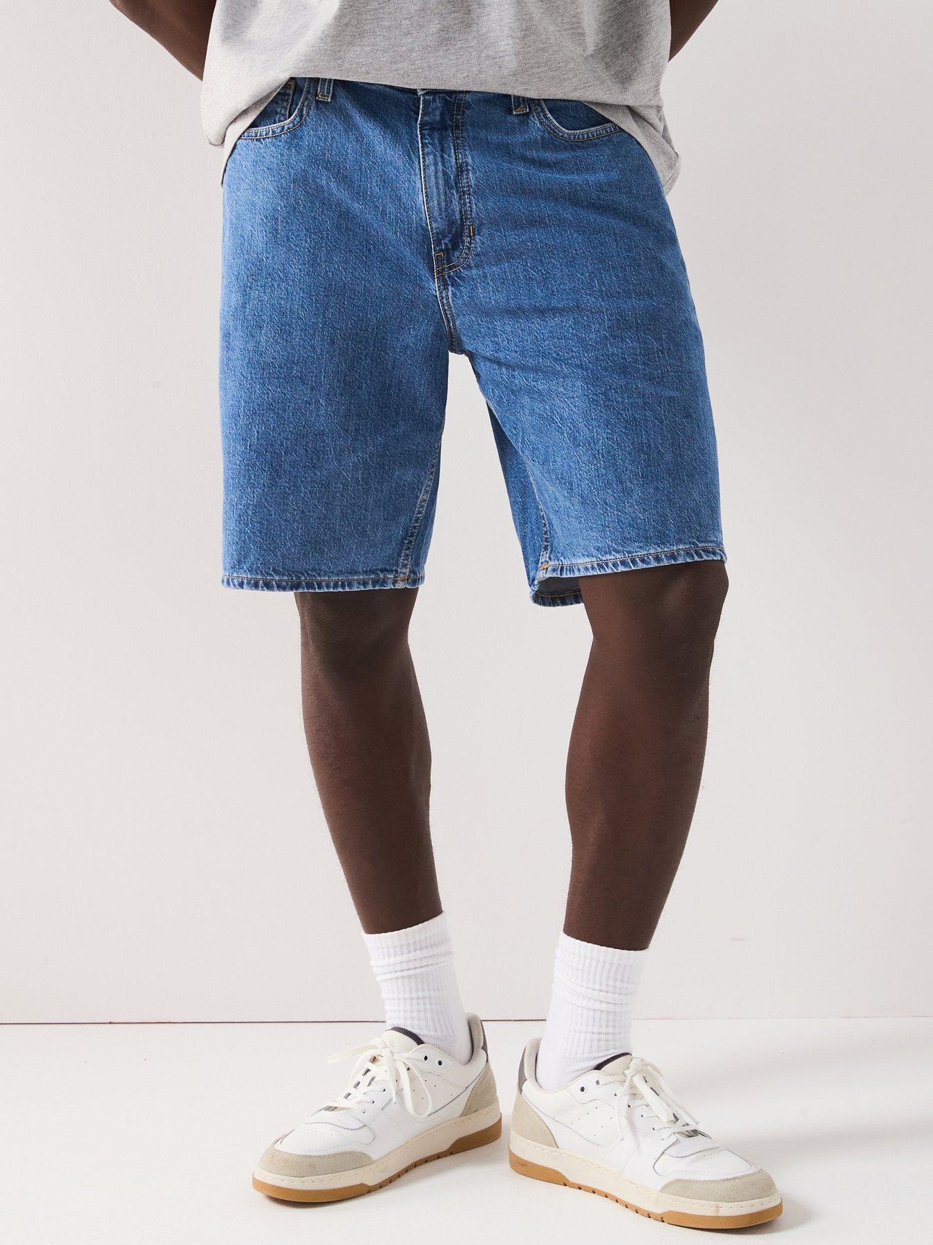 undefined Jeans Regular Denim Shorts - Blue