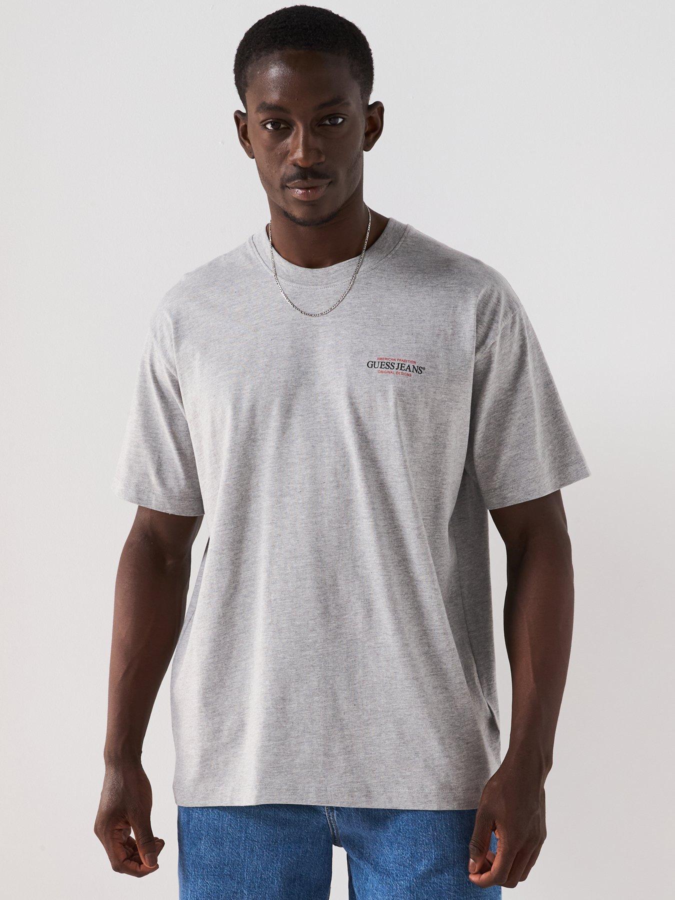 undefined Jeans Short Sleeve American Trad T-Shirt - Grey