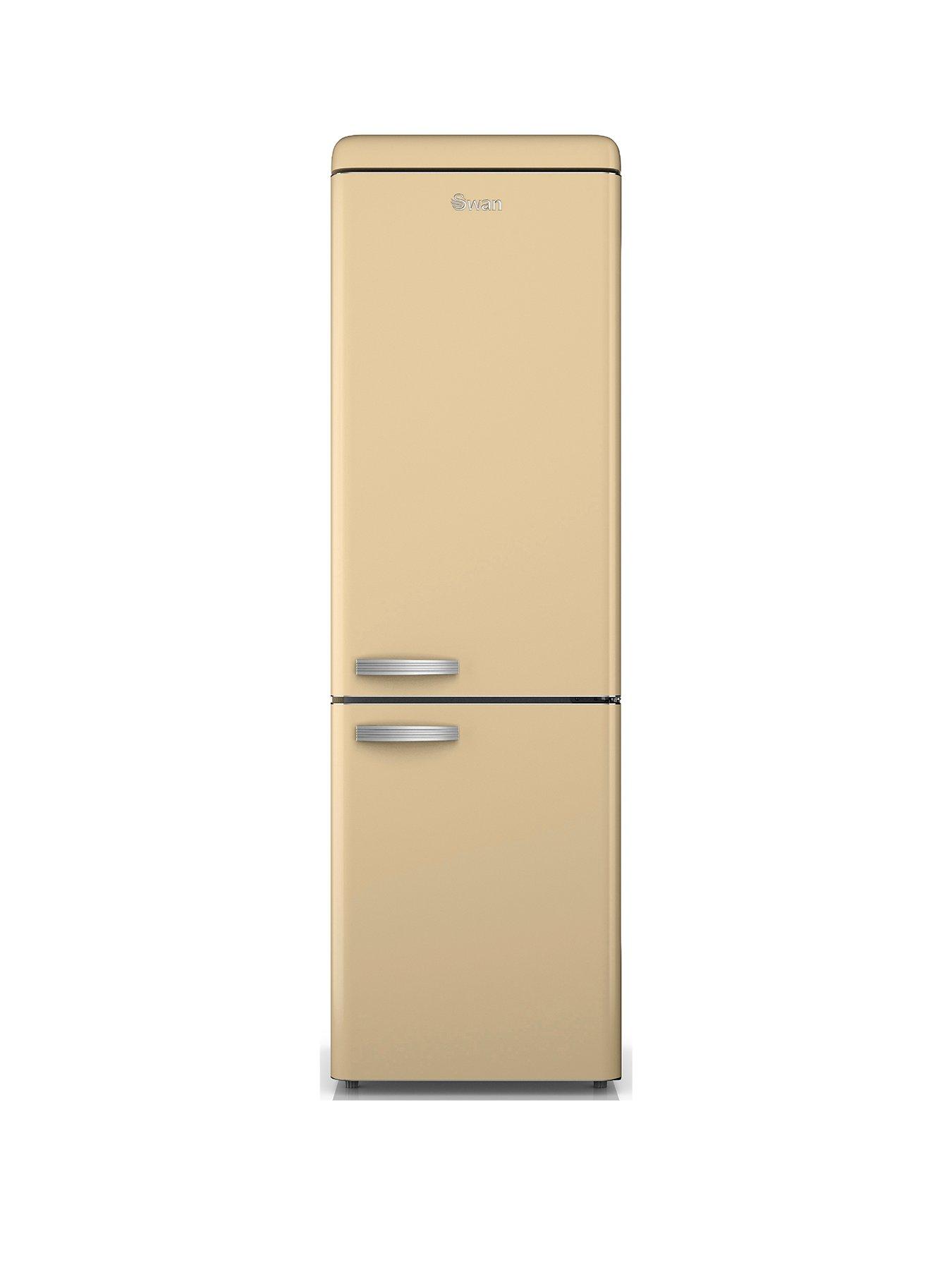 undefined SR11020CNE Retro Cream Fridge Freezer 304L