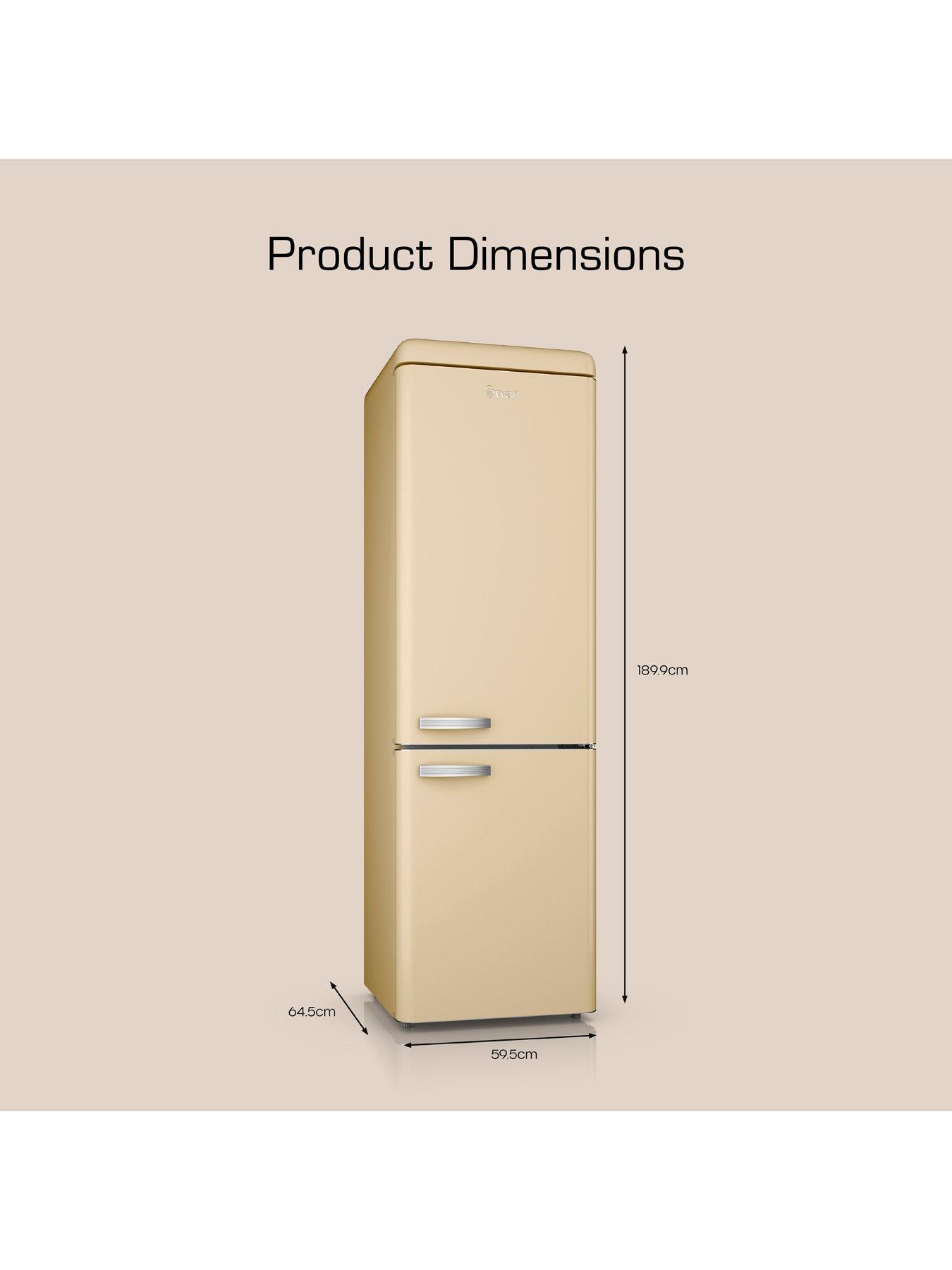 Image 6 of 8 of Swan SR11020CNE Retro Cream Fridge Freezer 304L