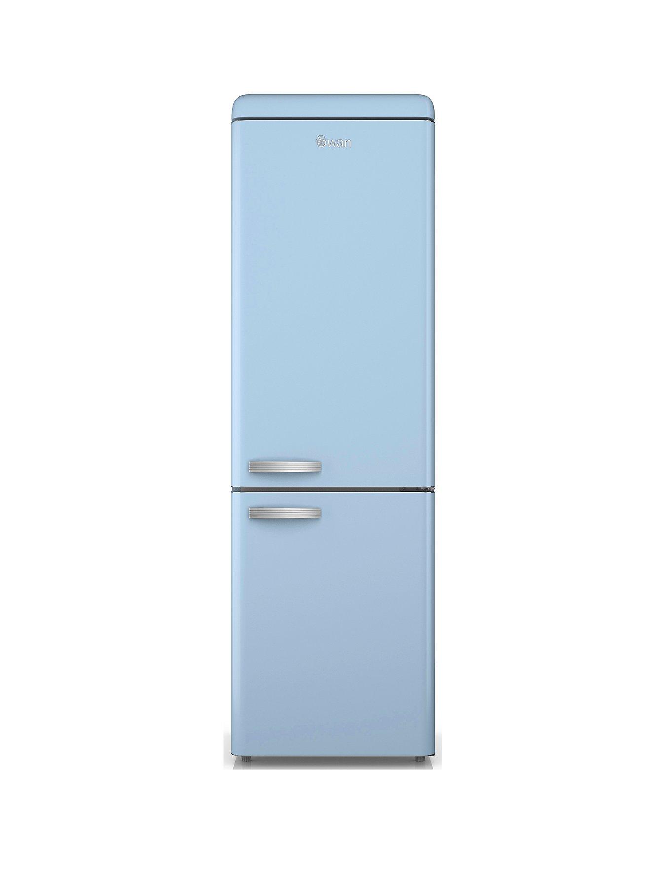 undefined SR11020BLNE Retro Blue Fridge Freezer 304L