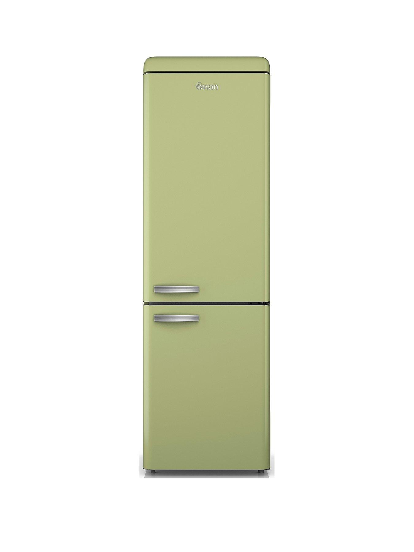 undefined SR11020GNE Retro Style Fridge Freezer - Green