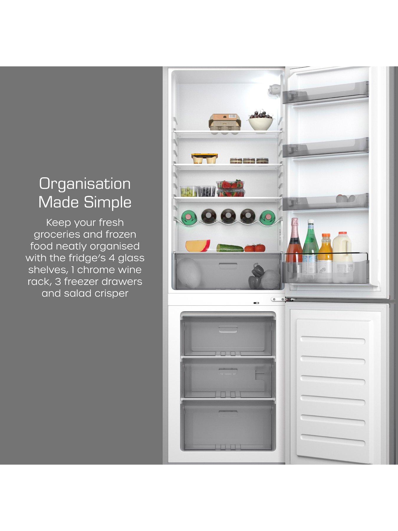 Image 5 of 8 of Swan SR11020GRNE Retro Grey Fridge Freezer 304L