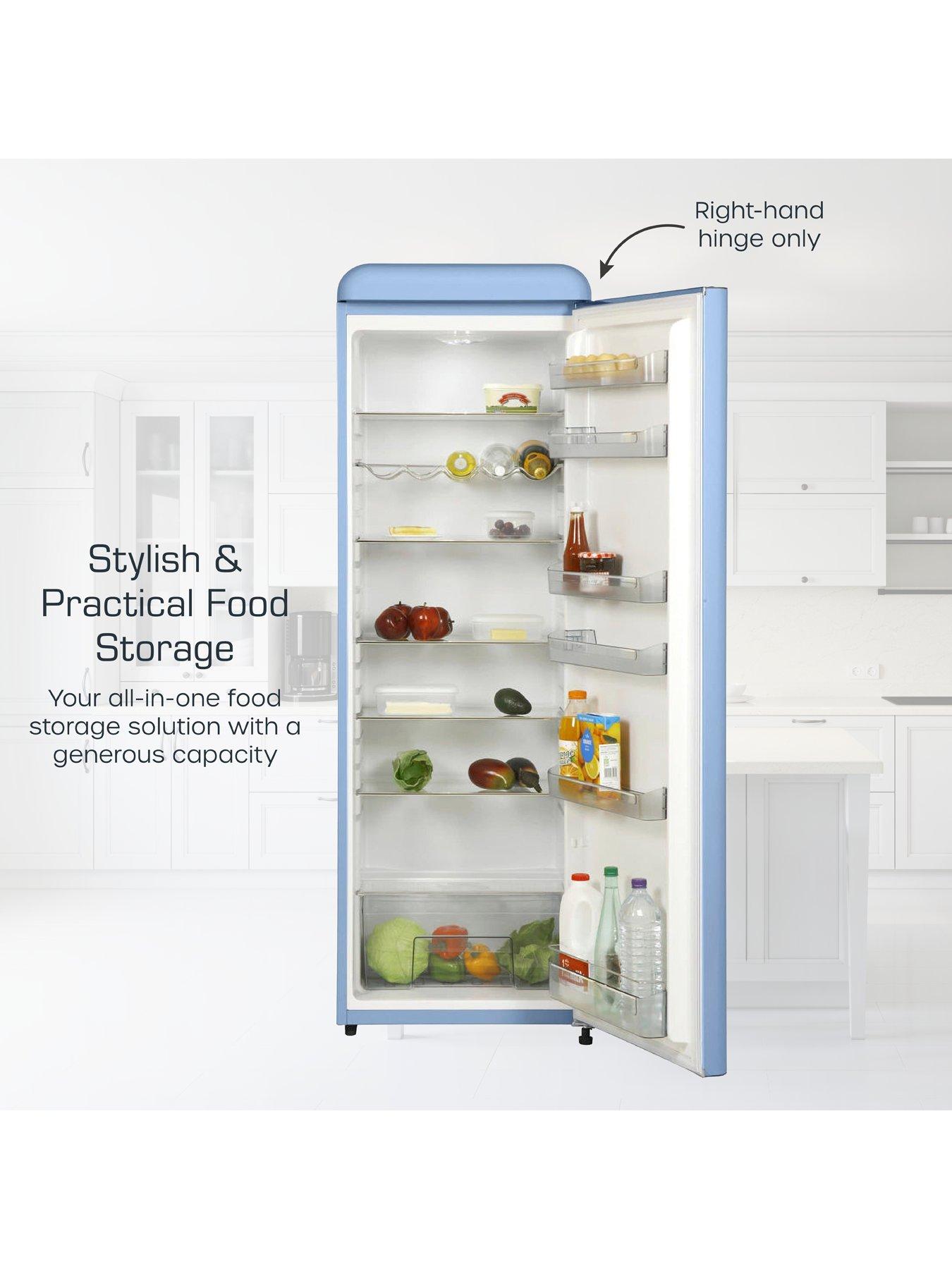 Image 3 of 8 of Swan SR11050BLNE Retro Blue Larder Fridge 337L