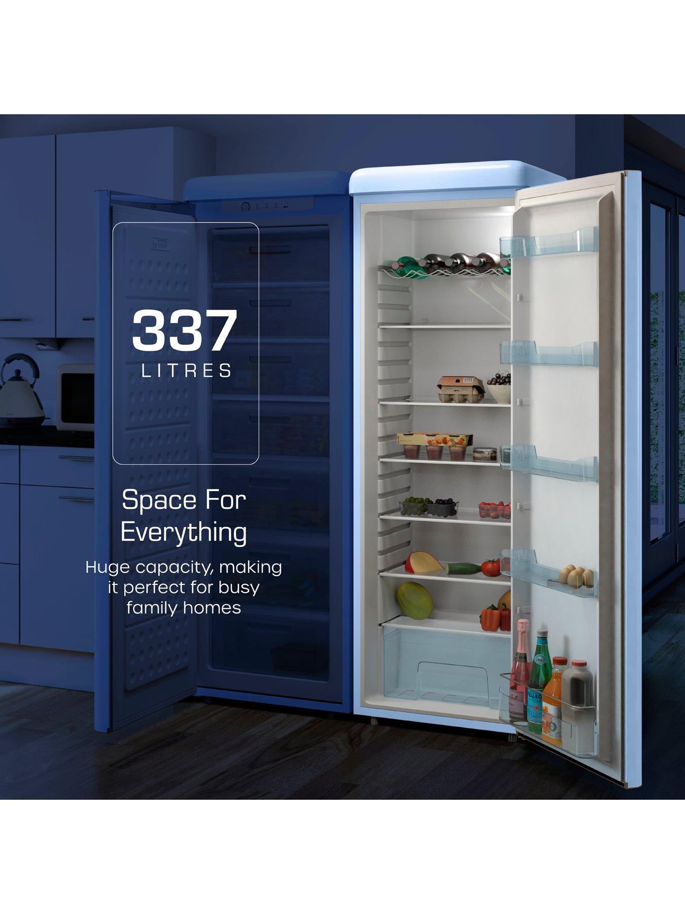 Image 4 of 8 of Swan SR11050BLNE Retro Blue Larder Fridge 337L