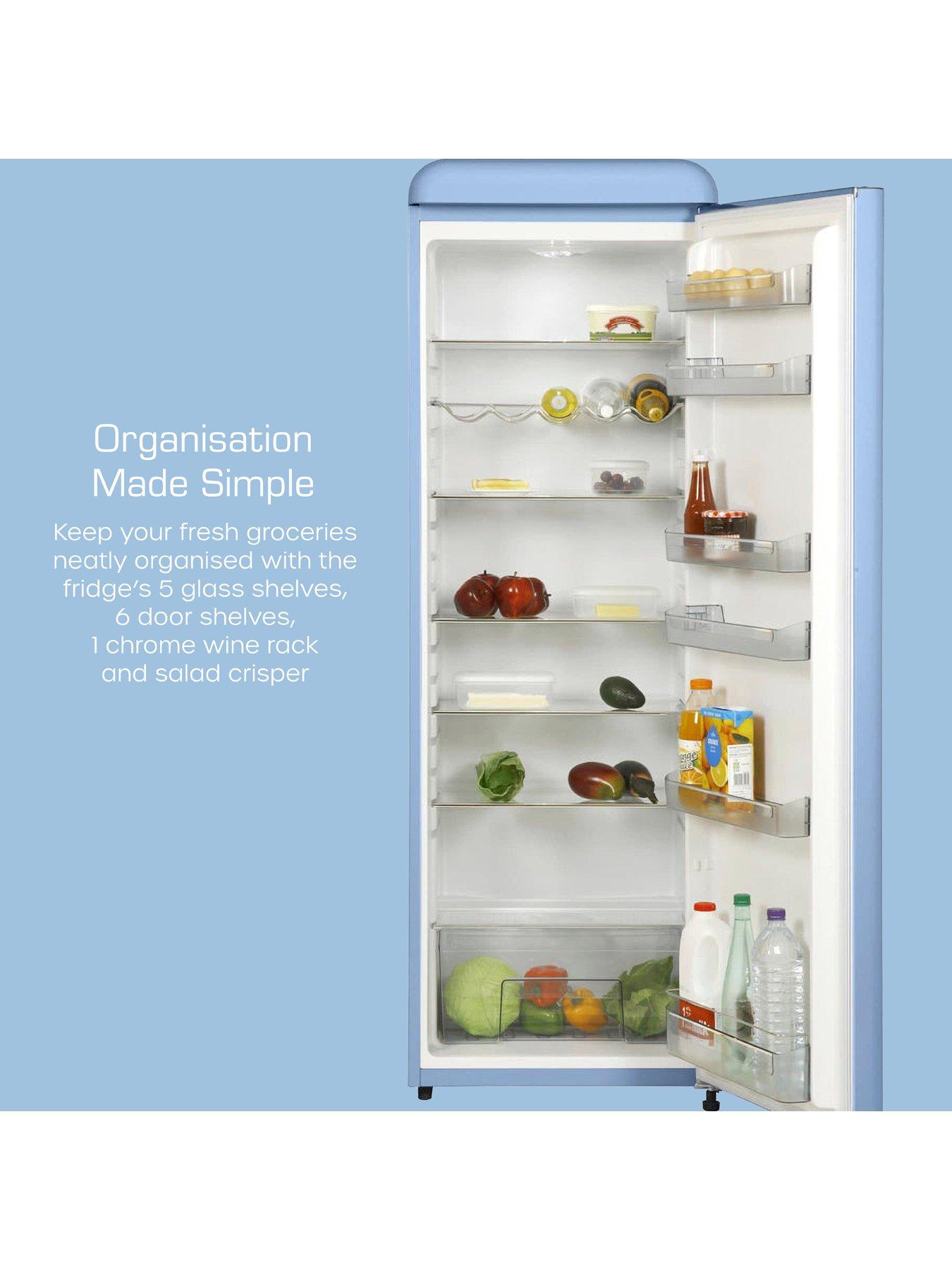 Image 5 of 8 of Swan SR11050BLNE Retro Blue Larder Fridge 337L