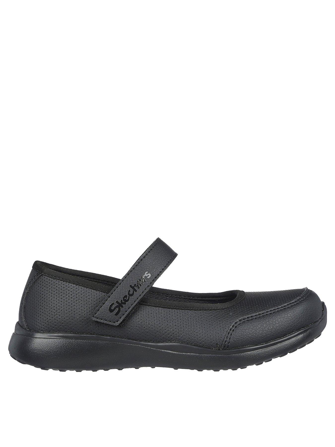 Skechers Kids Microstide - Recess Rules Mary Jane Shoe - Black