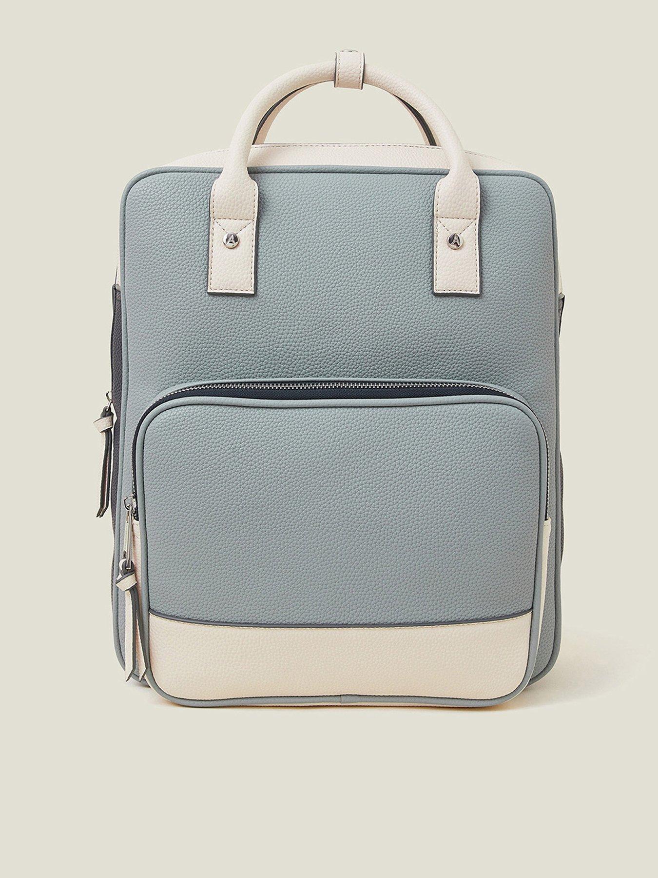undefined Pocket Handle Backpack - Blue