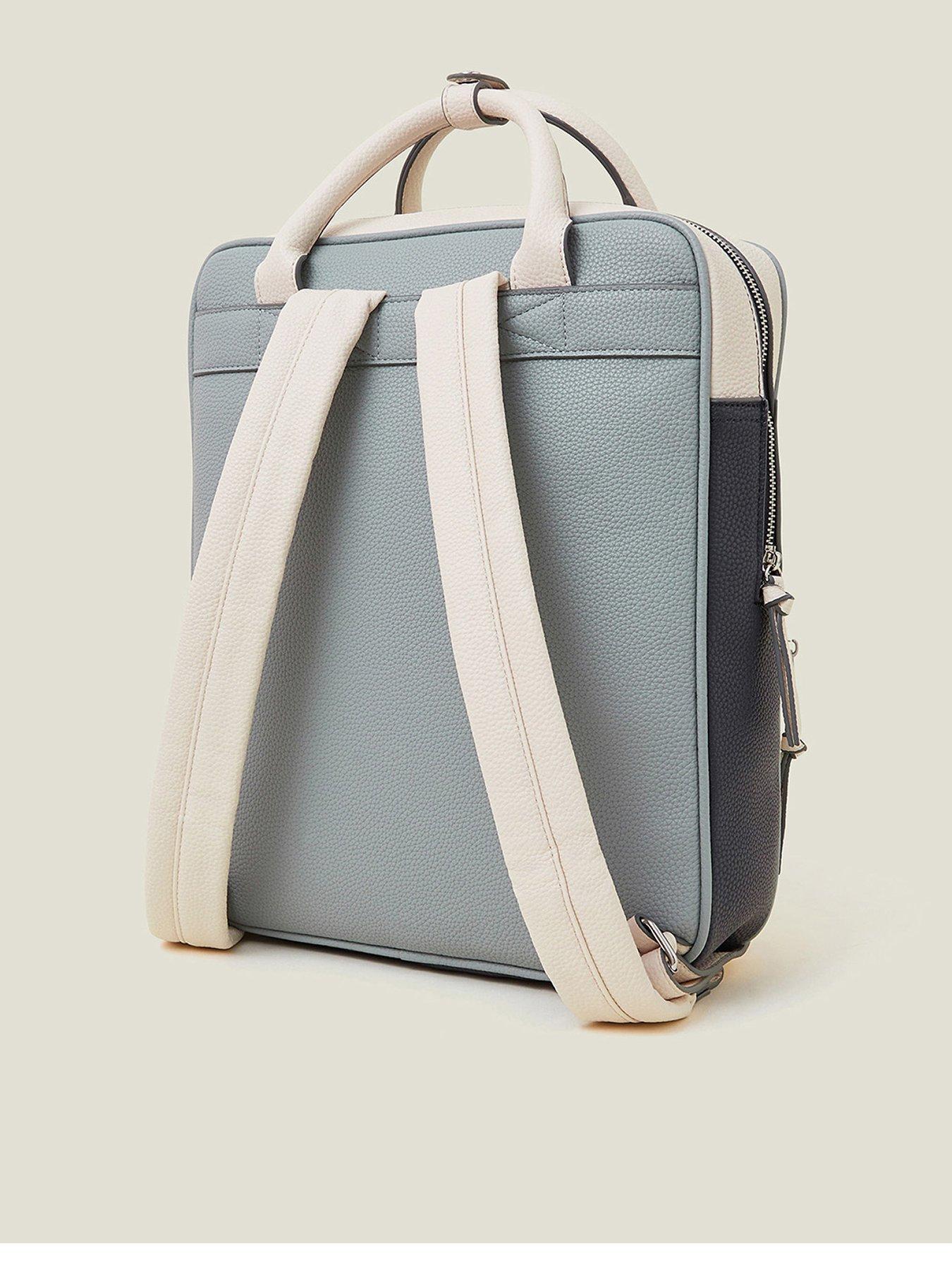 Image 2 of 4 of Accessorize Pocket Handle Backpack - Blue