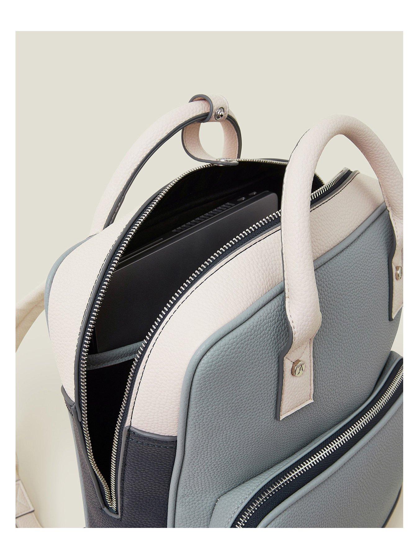 Image 4 of 4 of Accessorize Pocket Handle Backpack - Blue