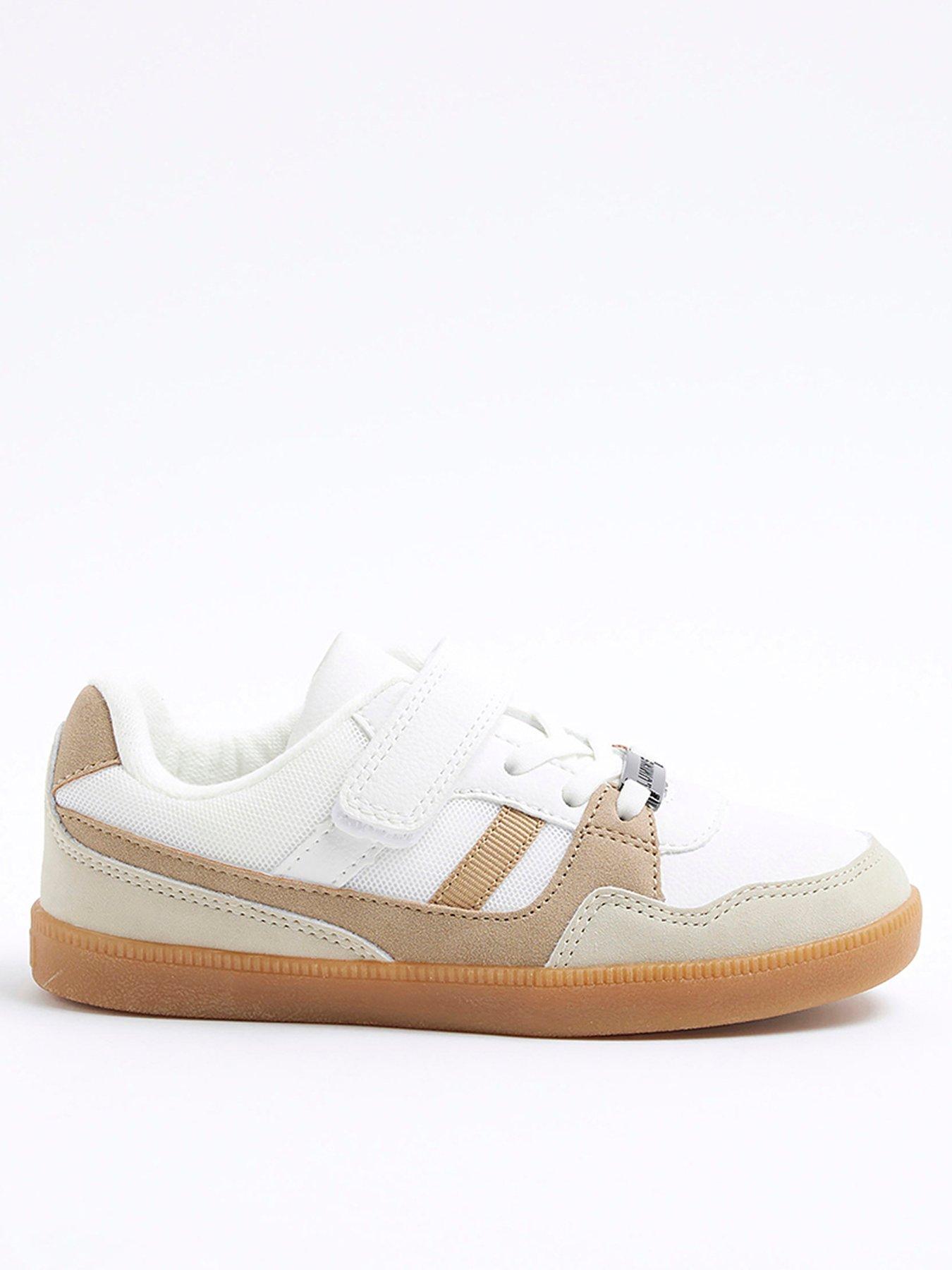 undefined Older Boy Mesh Trainers - White