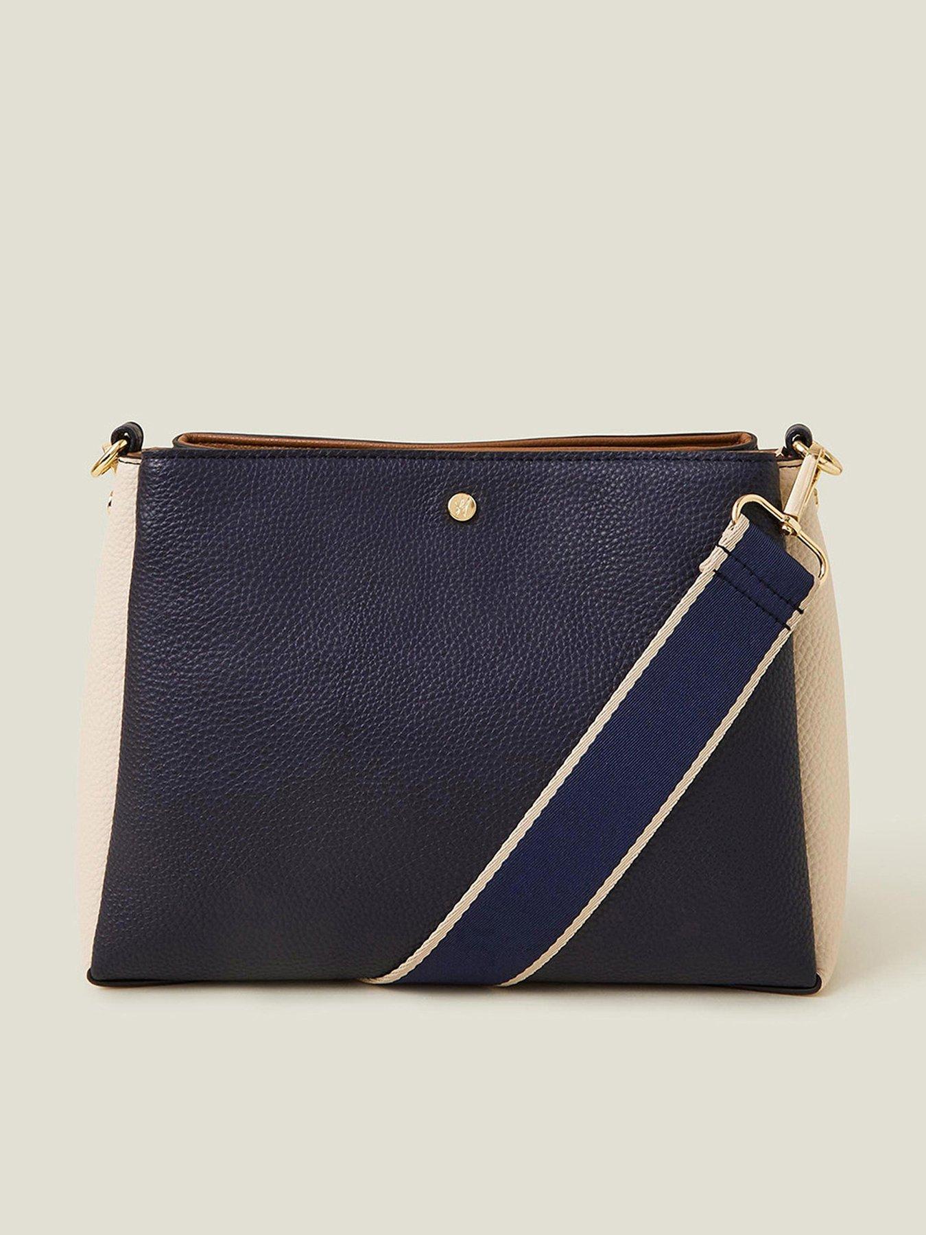 undefined Colourblock Cross Body - Darks Multi