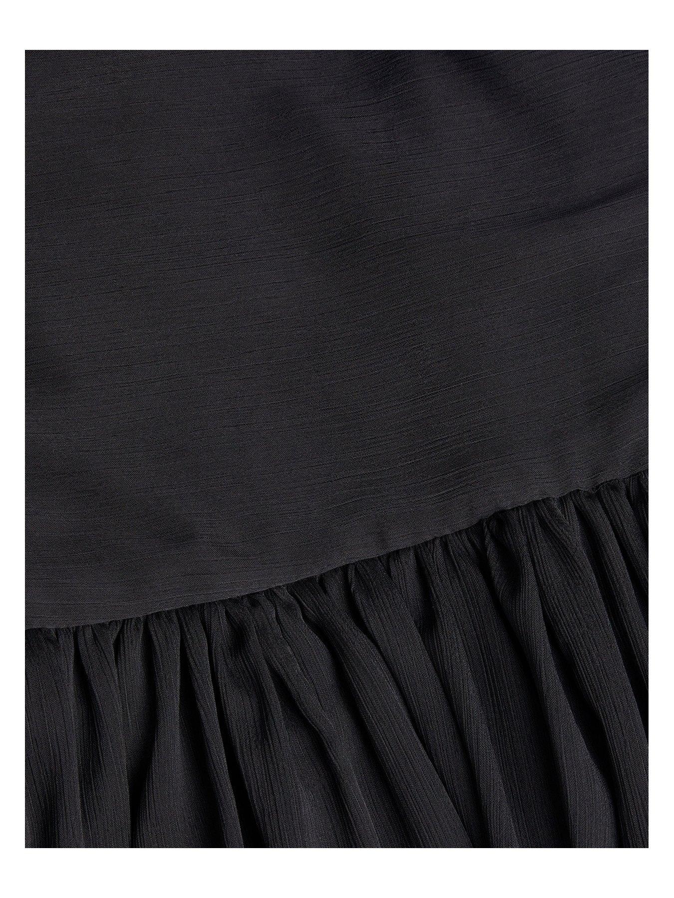 strapless open back dress Black Satin Mermaid Corset Lace Long Prom Dresses, SLP039