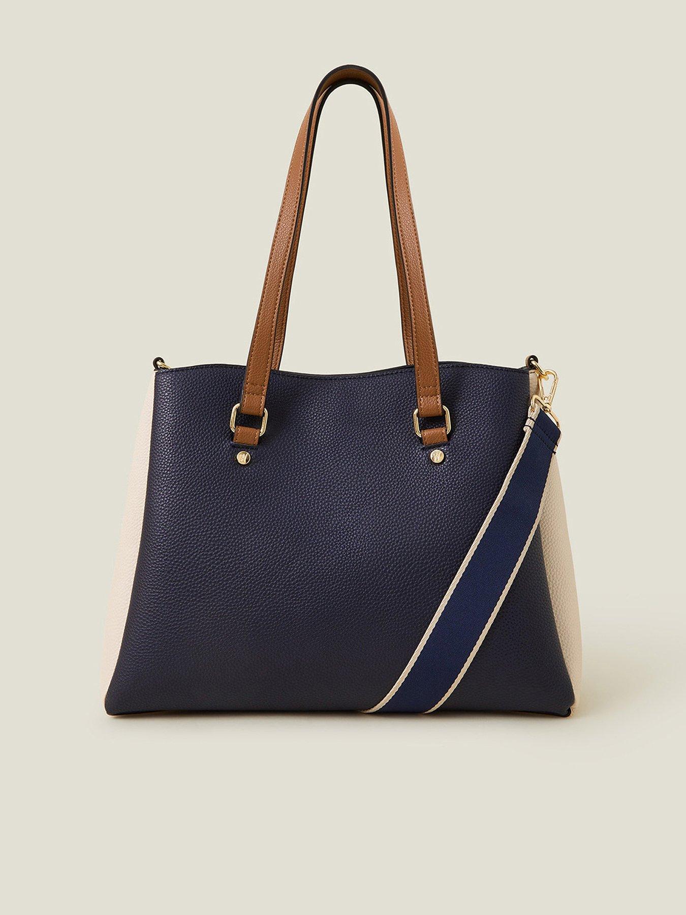 undefined Colourblock Shoulder Bag - Darks Multi