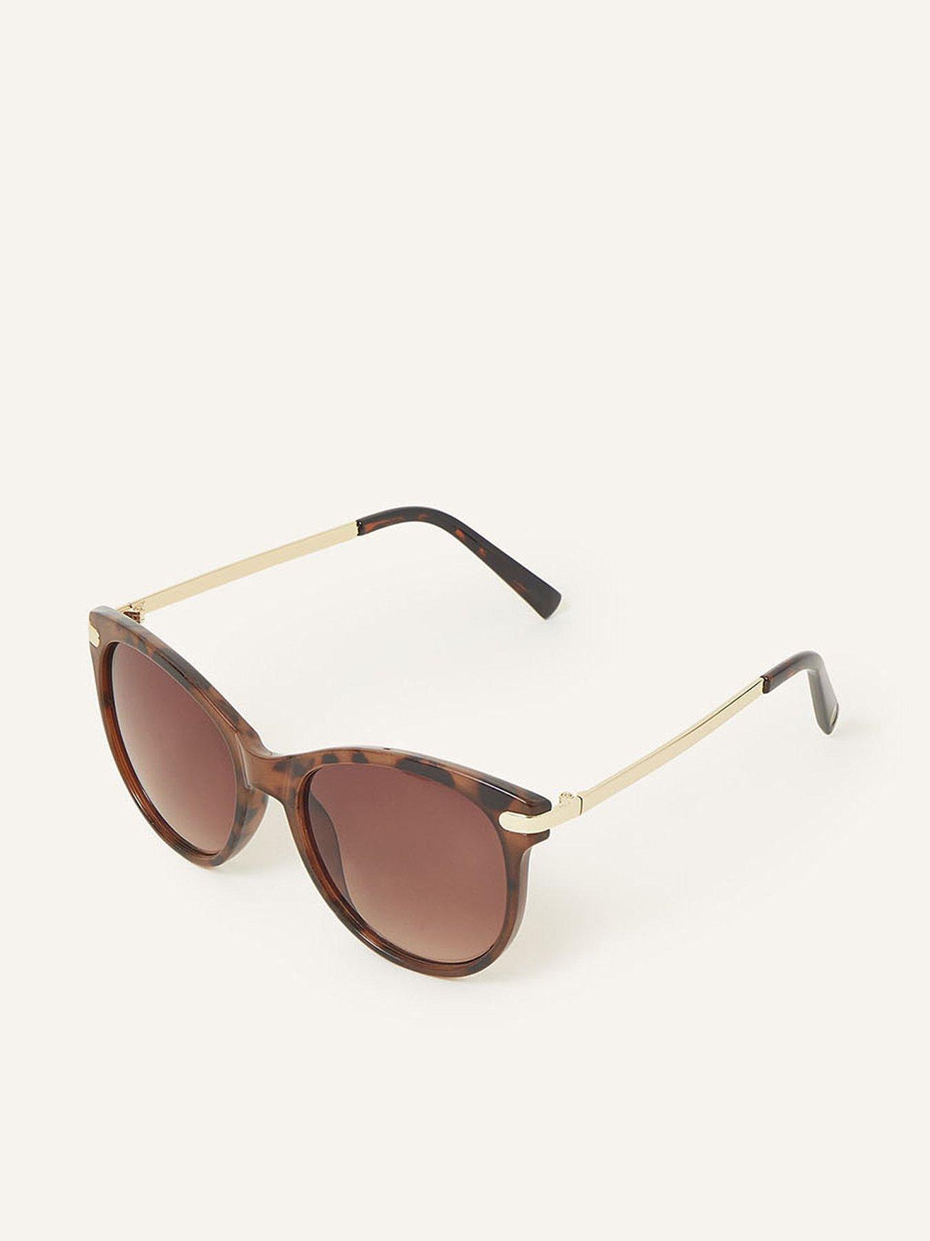 undefined Classic Metal Arm Sunglasses - Tortoise Shell