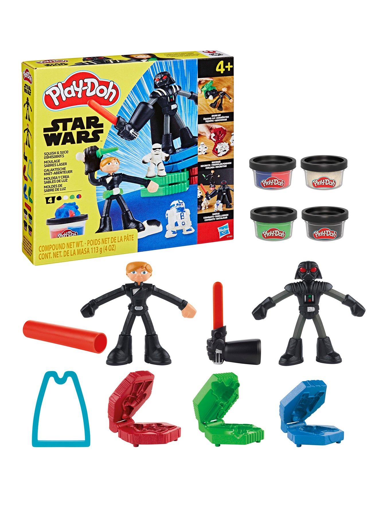 Image 1 of 5 of Play-Doh Play Doh Star Wars Squish And Slice Lightsabers