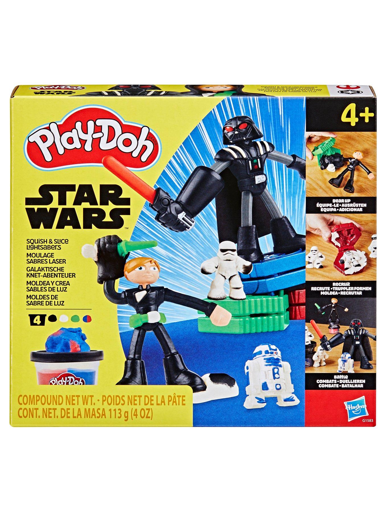 Image 2 of 5 of Play-Doh Play Doh Star Wars Squish And Slice Lightsabers