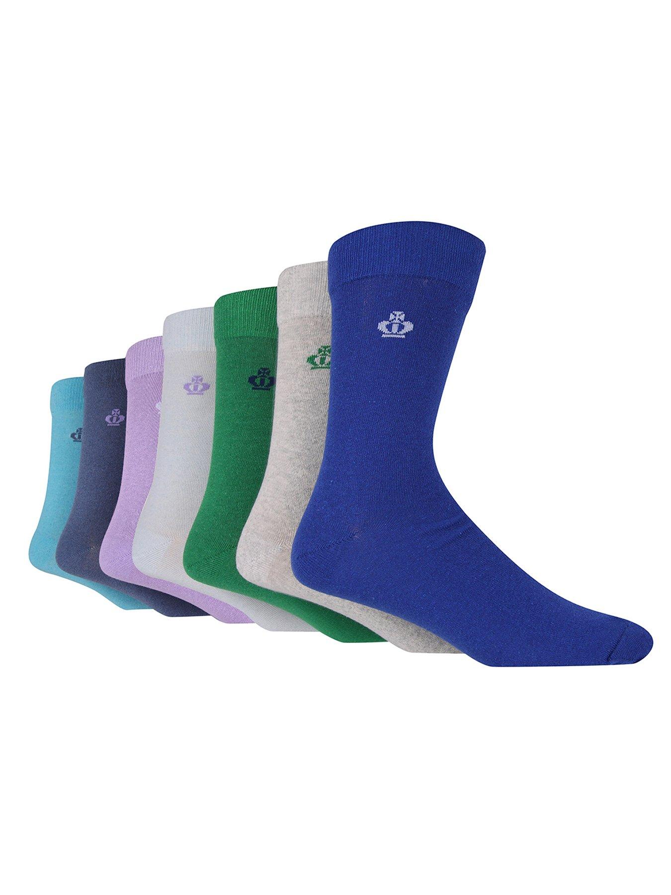 undefined 7 Pack Cotton Crew Socks