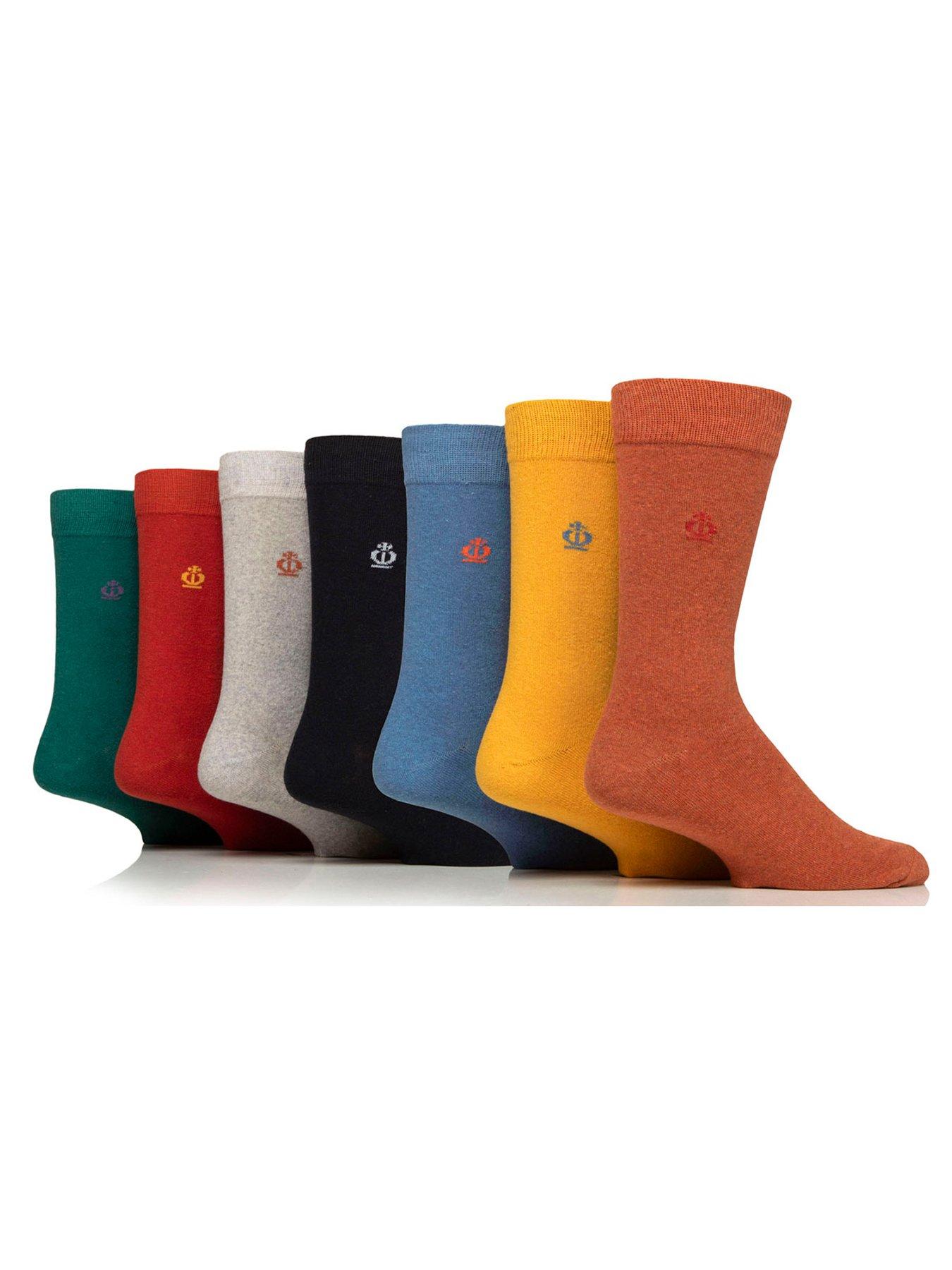 undefined 7 Pack Cotton Crew Socks