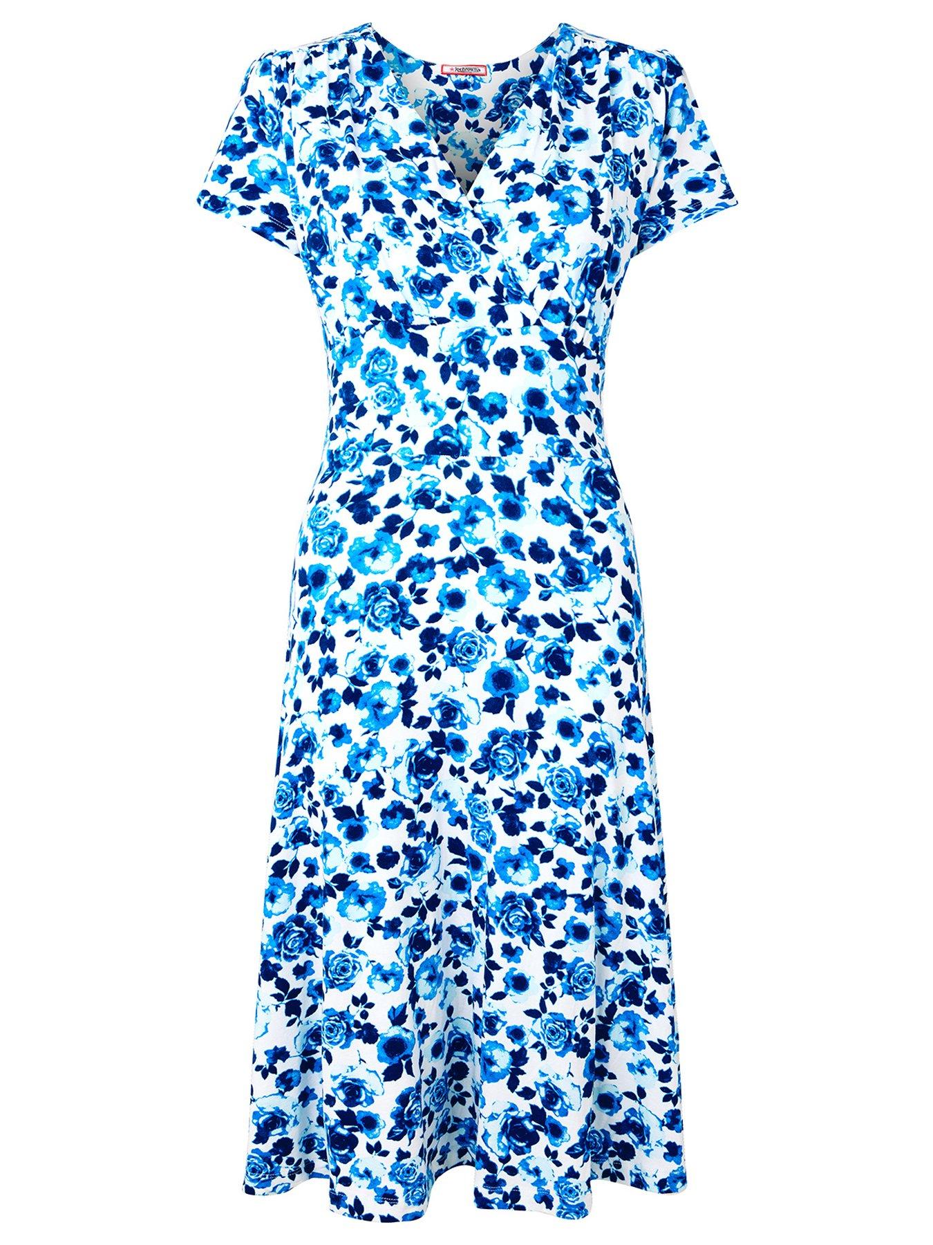 Image 6 of 6 of Joe Browns Delicate Floral Print Jersey Dress - Blue