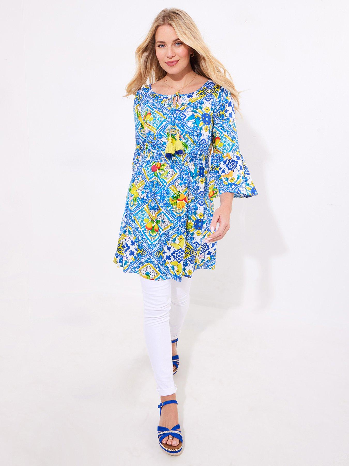 Image 4 of 5 of Joe Browns Sicily Dreams Tunic - Blue