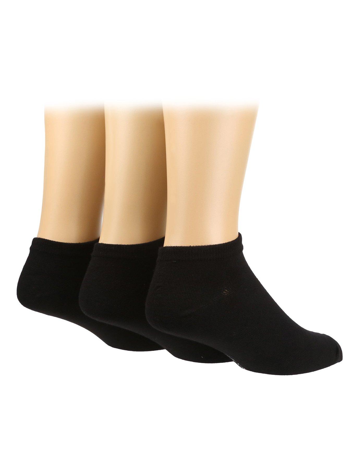 undefined 3 Pack Trainer Socks - Black