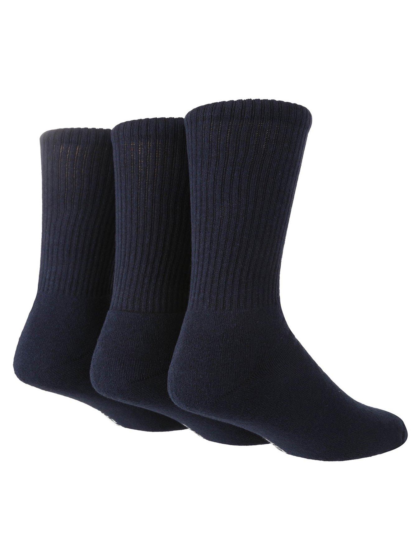 undefined TORE Crew Sports Crew Socks 3 Pack - Navy
