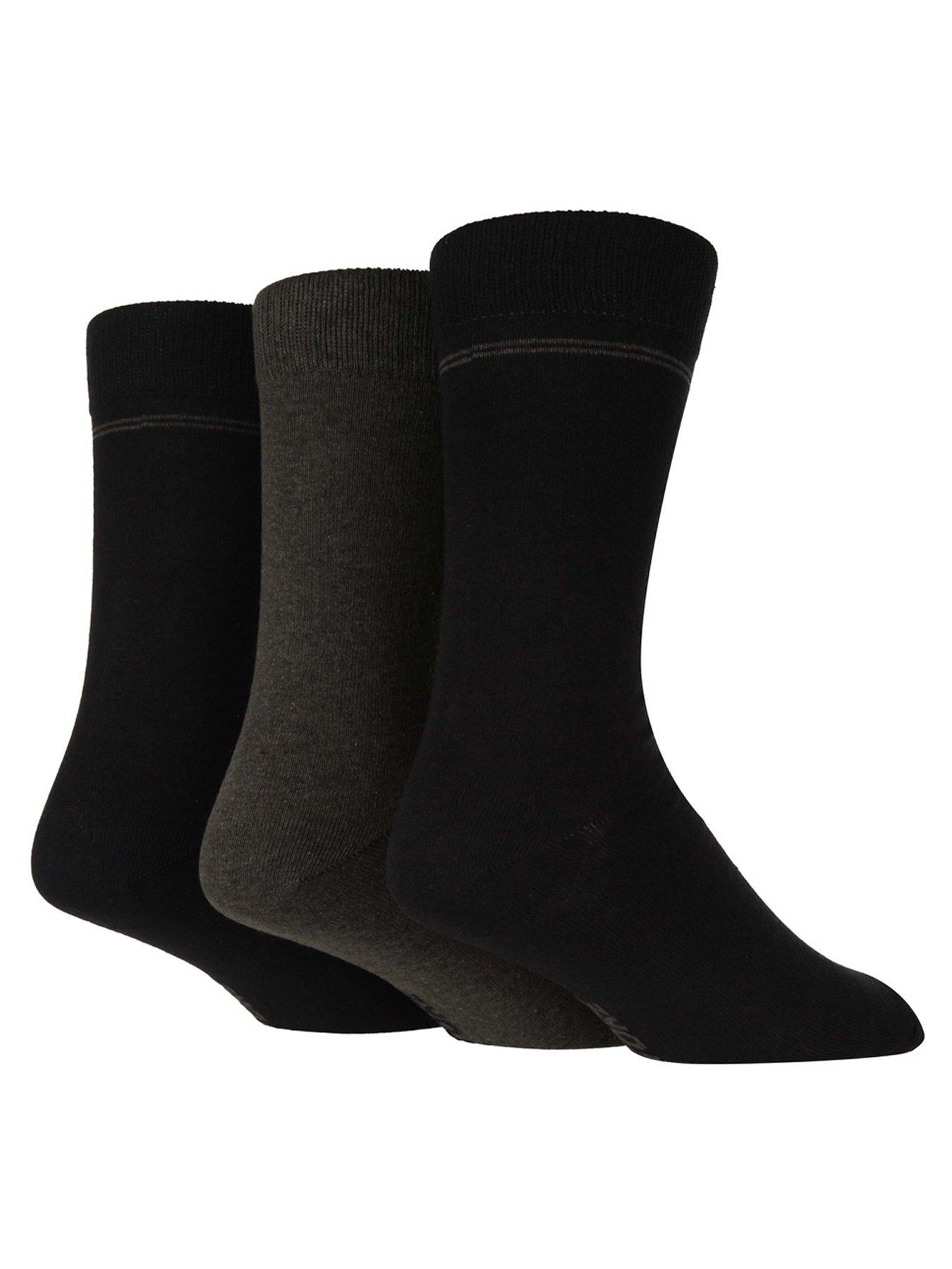 undefined TORE Crew Socks 3 Pack - Black