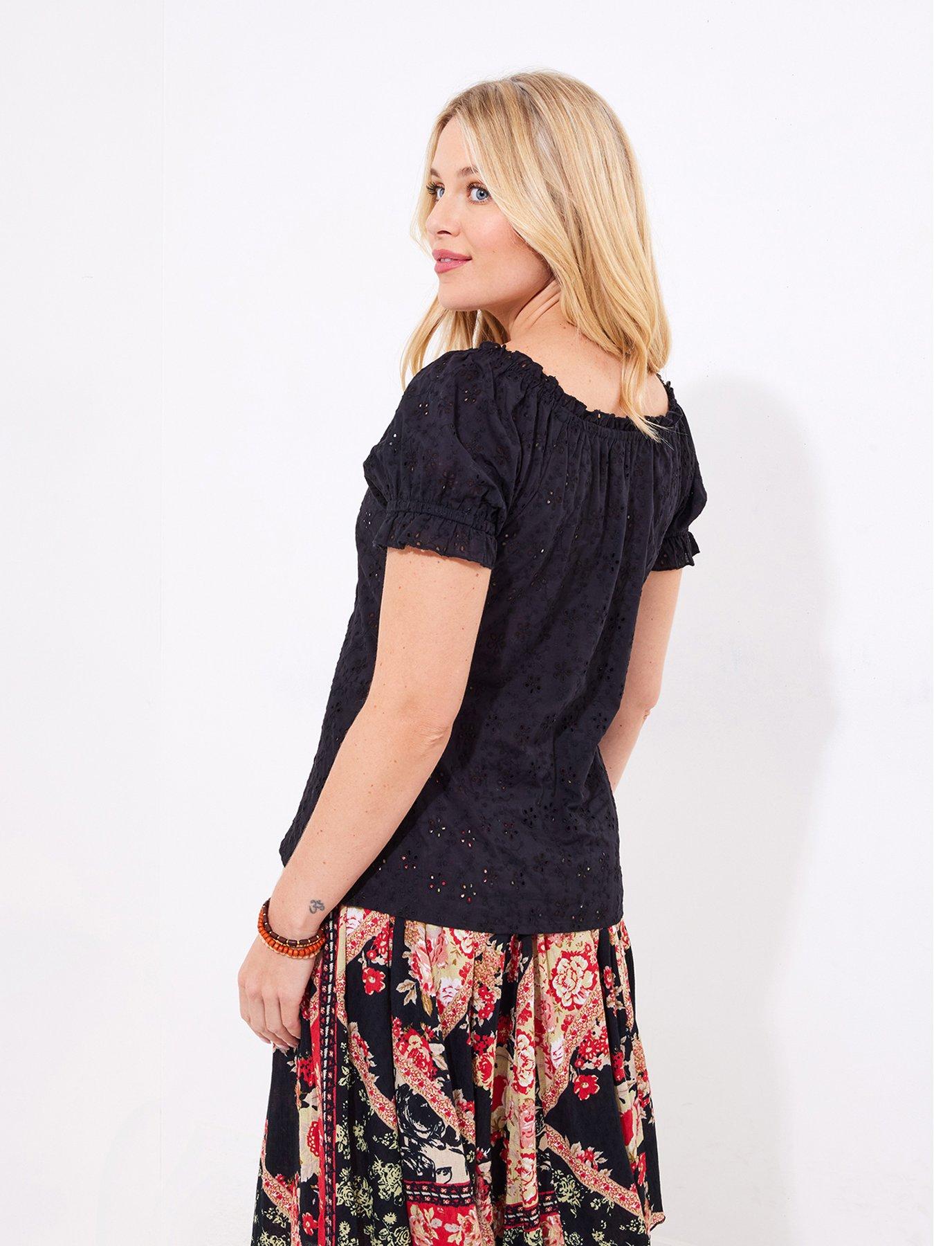 Image 3 of 5 of Joe Browns Beautiful Broderie Top - Black