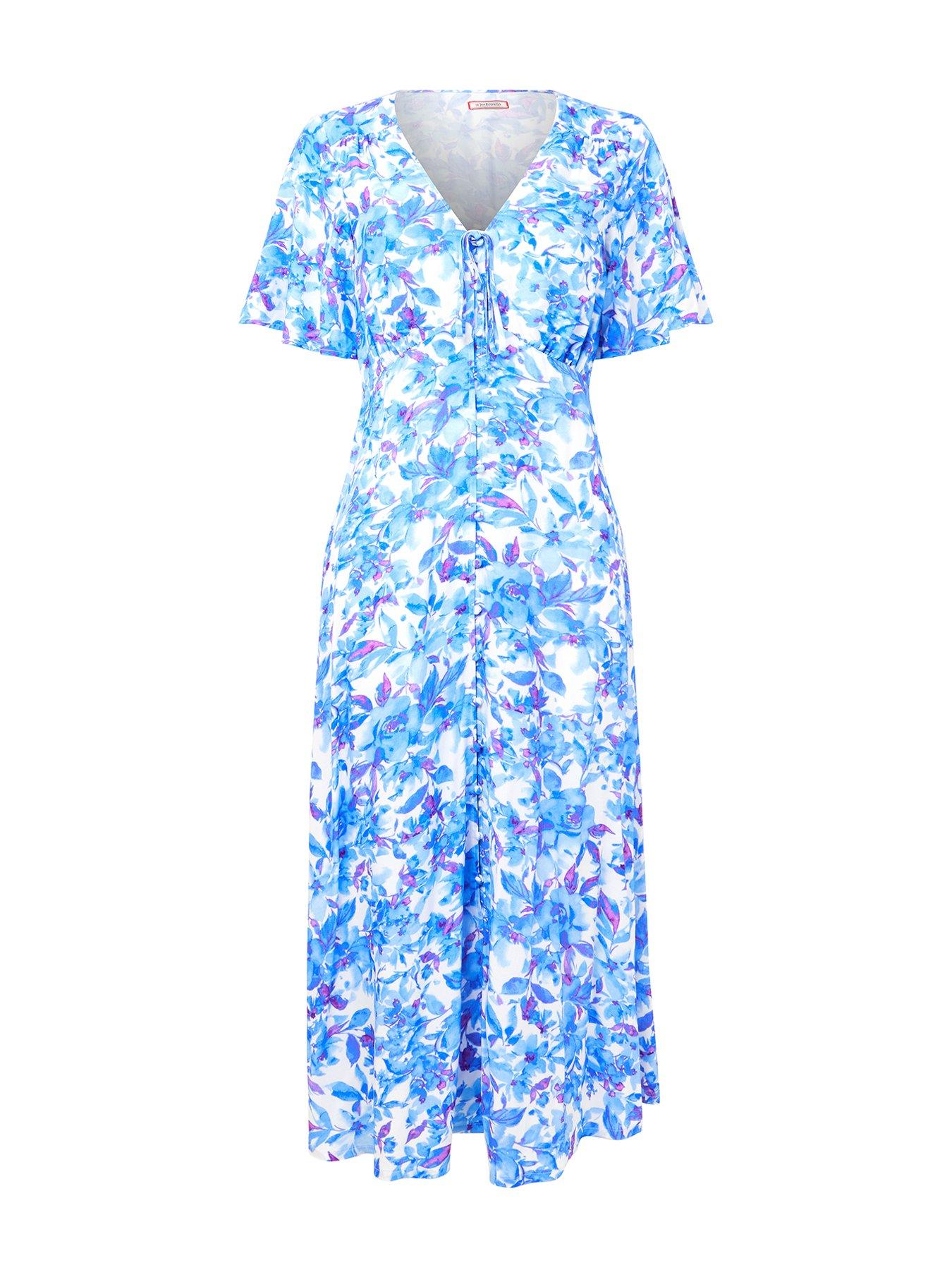 Image 5 of 5 of Joe Browns Olivia Floral Printed Midi Dress - Blue