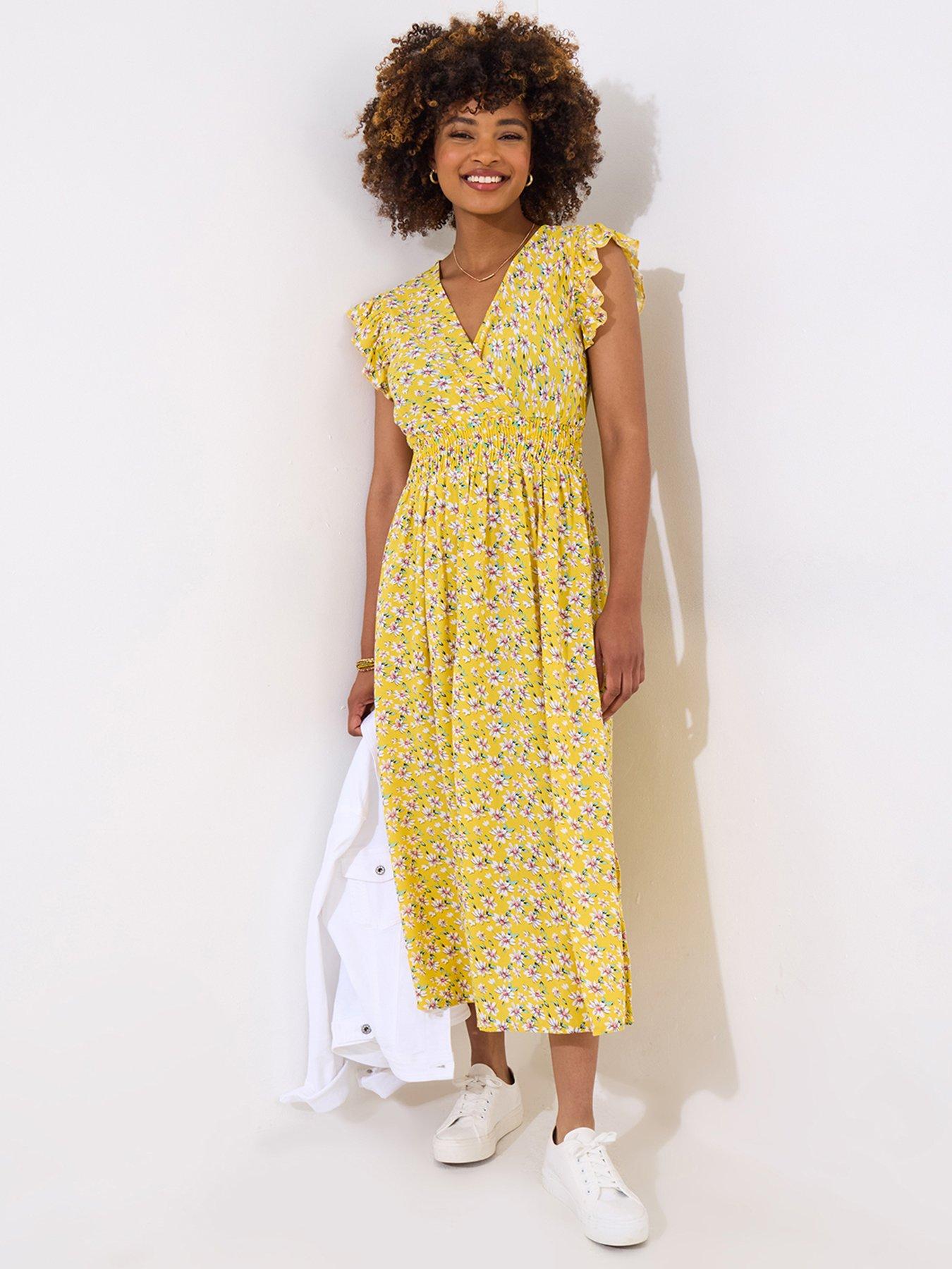 Image 2 of 5 of Joe Browns Sunshine Skies Ditsy Dress - Yellow