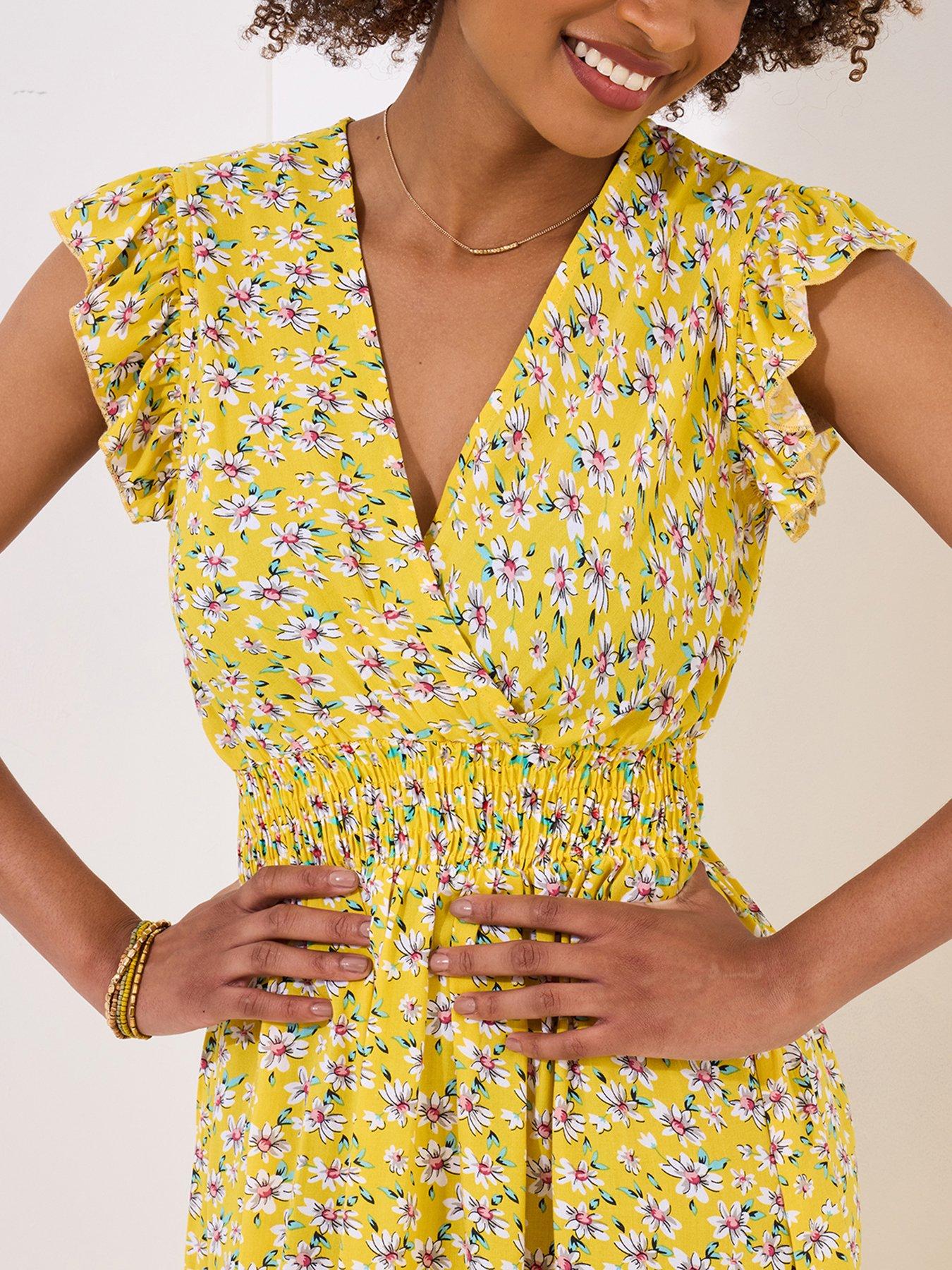 Image 3 of 5 of Joe Browns Sunshine Skies Ditsy Dress - Yellow