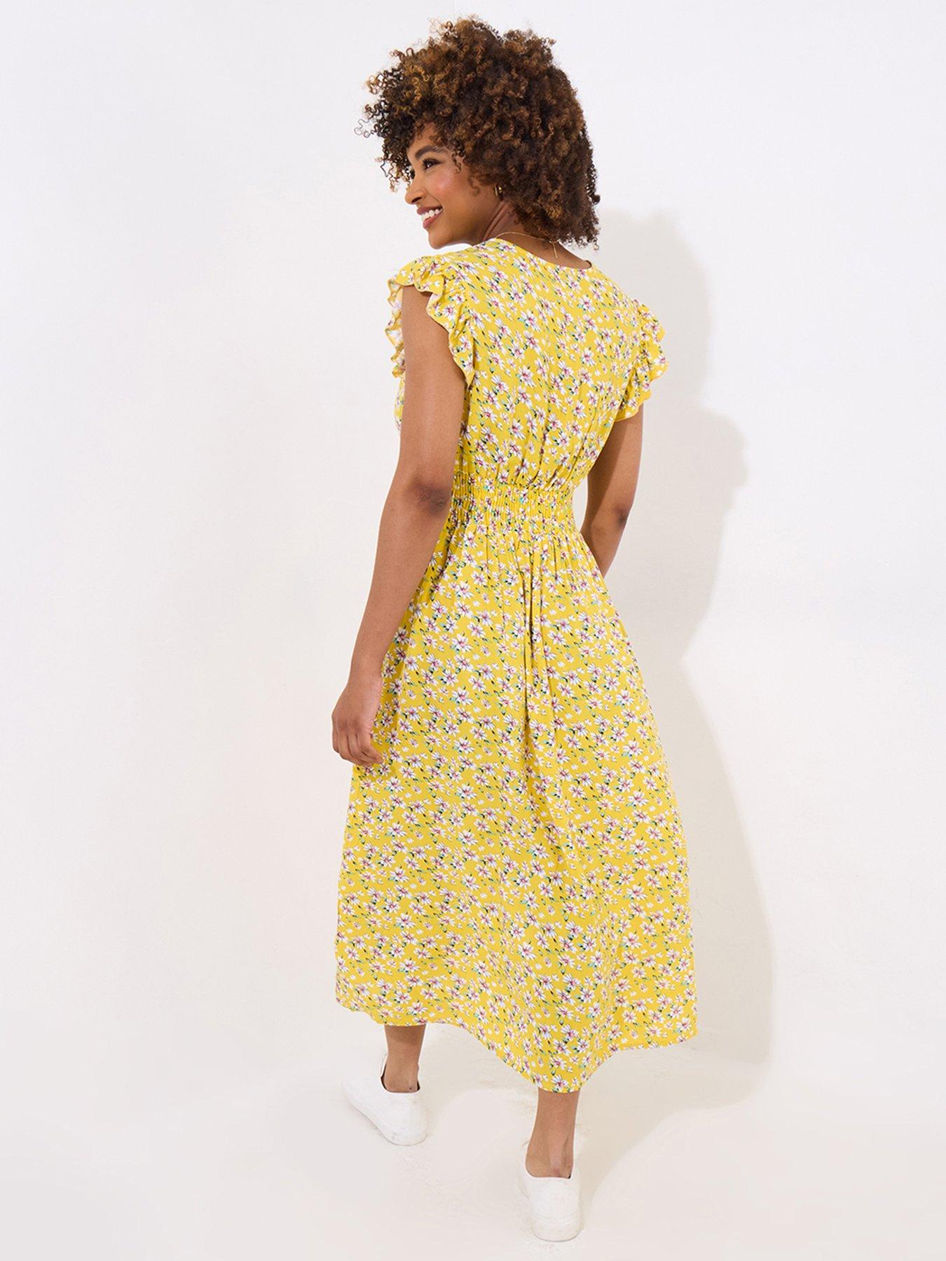 Image 4 of 5 of Joe Browns Sunshine Skies Ditsy Dress - Yellow