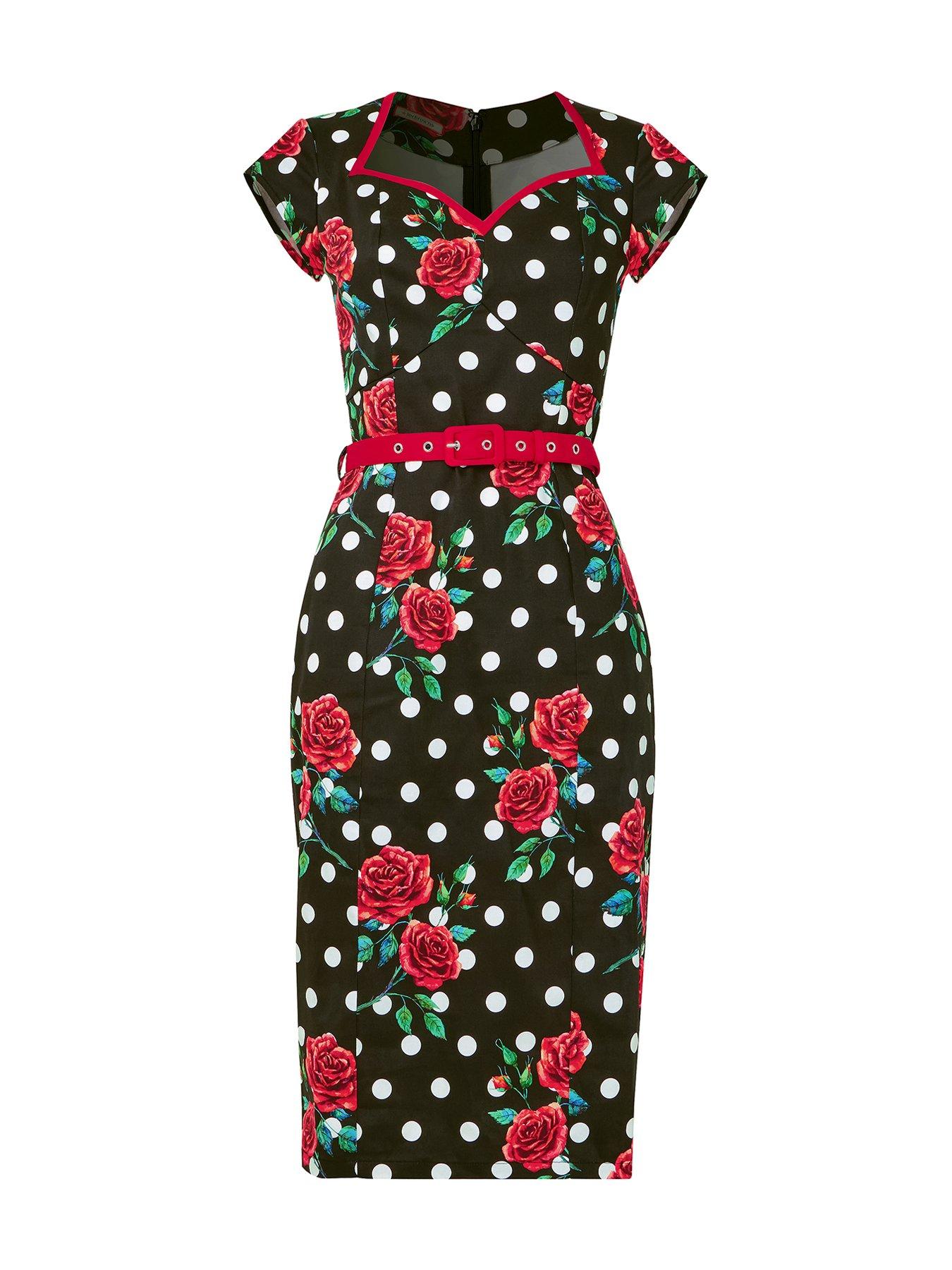 blue dress for baby girl Jorjana Maxi Dress Brown | White Polka Dot | Brown | White Polka Dot | Womens main image 0