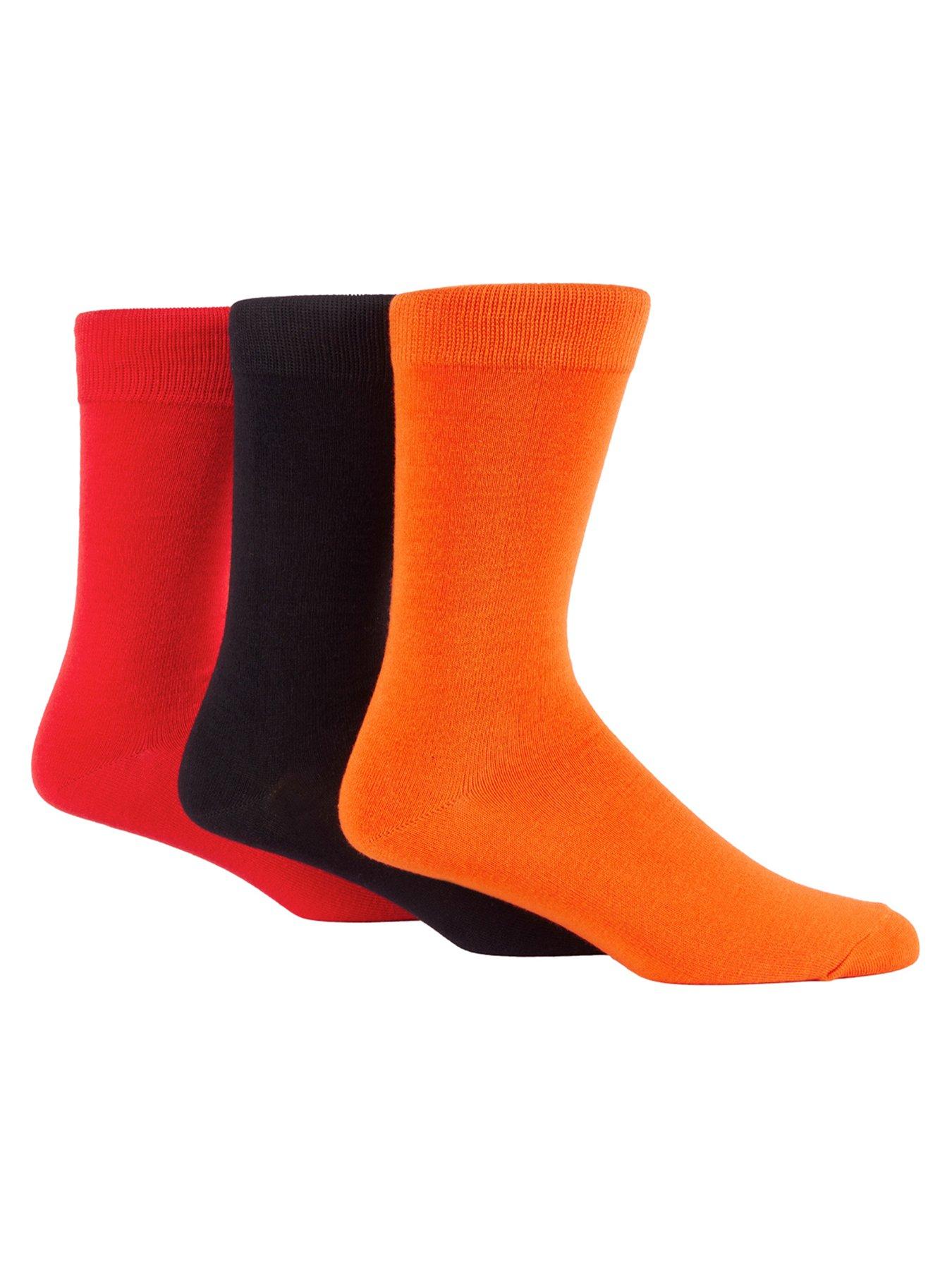 Image 1 of 3 of Wild Feet 3 Pack Bamboo Crew Socks - Multi
