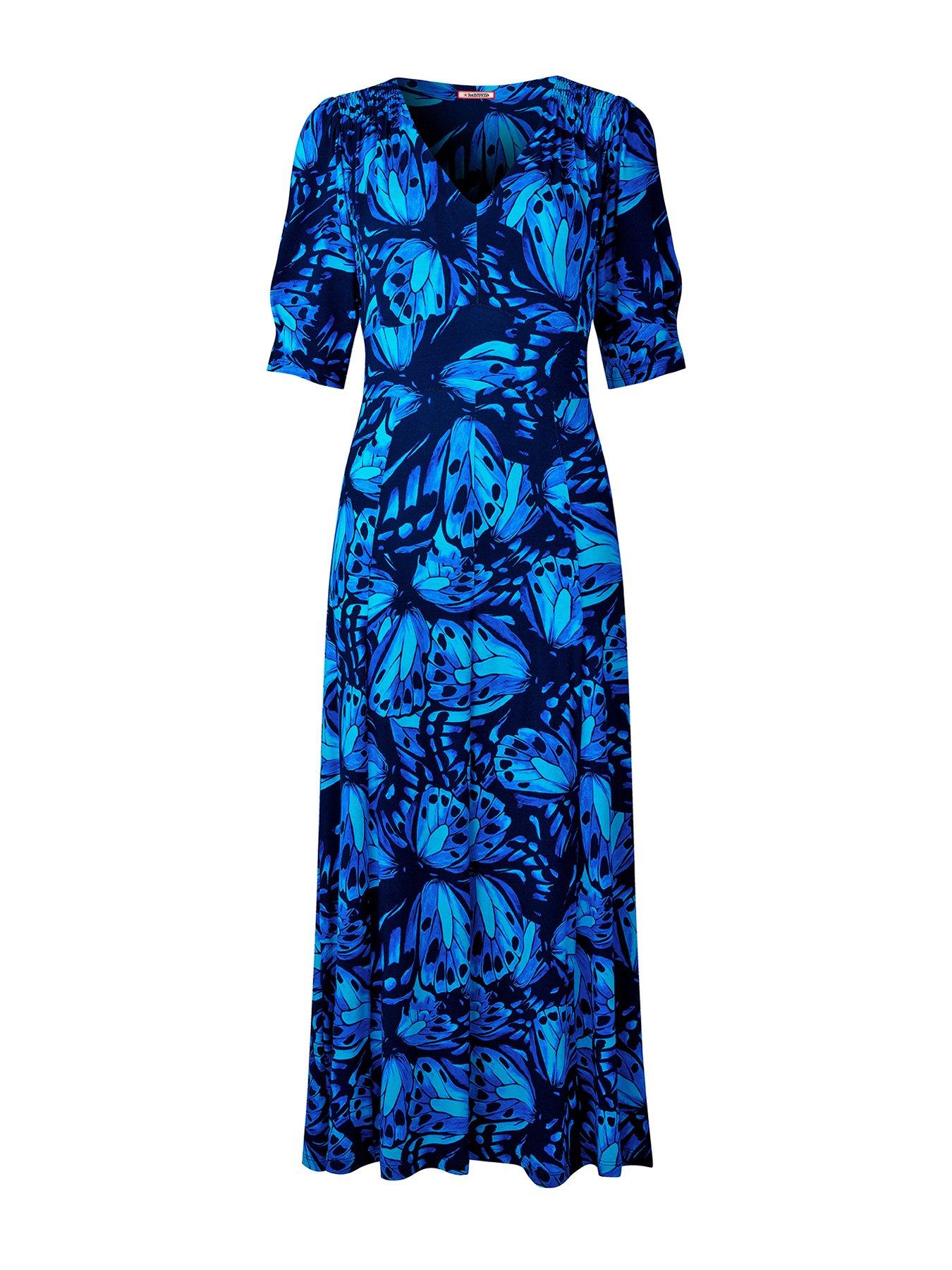 Image 5 of 5 of Joe Browns Butterfly Wings Jersey Dress - Blue
