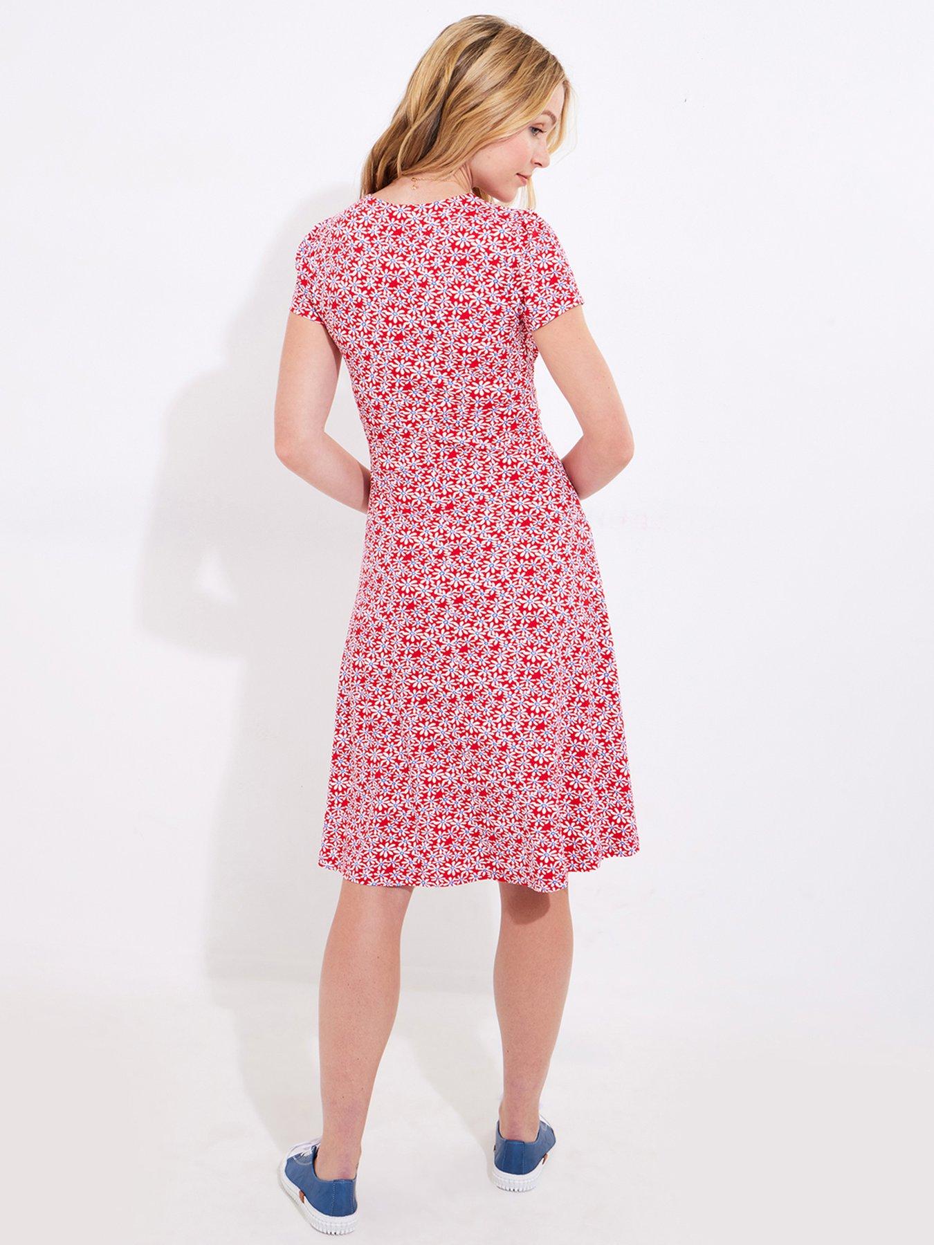 Image 4 of 6 of Joe Browns Katie Printed Jersey Dress - Red