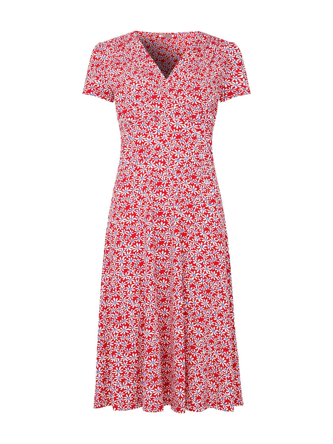 Image 6 of 6 of Joe Browns Katie Printed Jersey Dress - Red